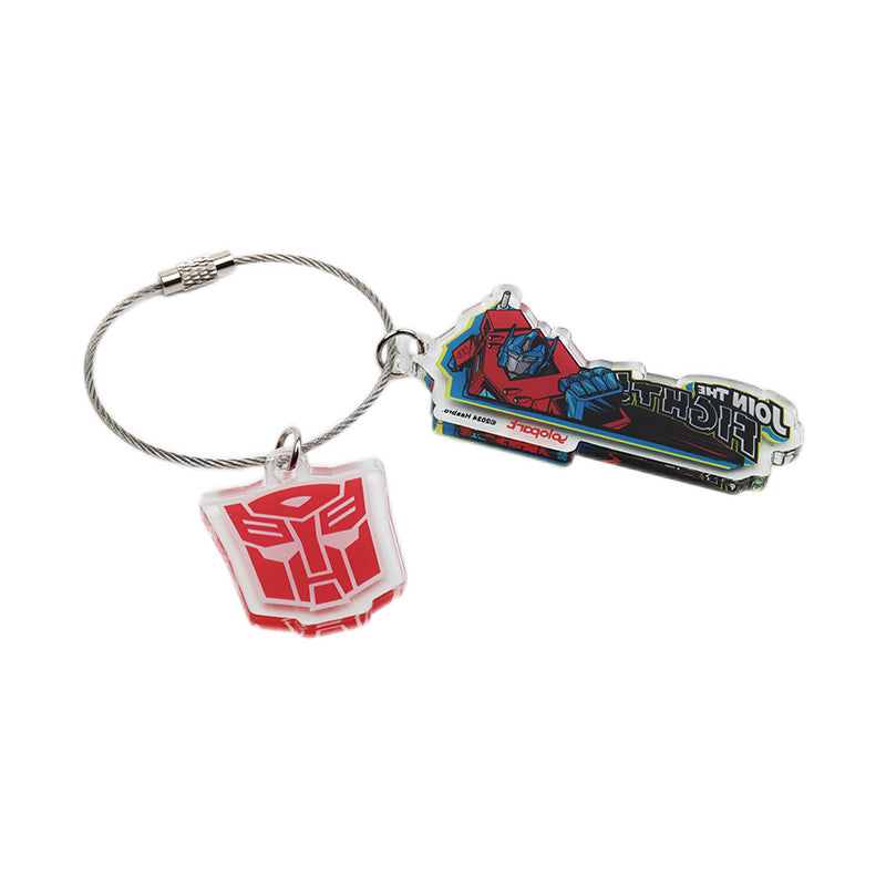 Transformers G1 Acrylic Keychain - Optimus Prime & Megatron