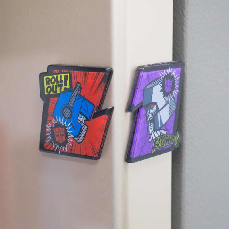 Transformers G1 Optimus Prime & Megatron Acrylic Magnets Set (2pcs)