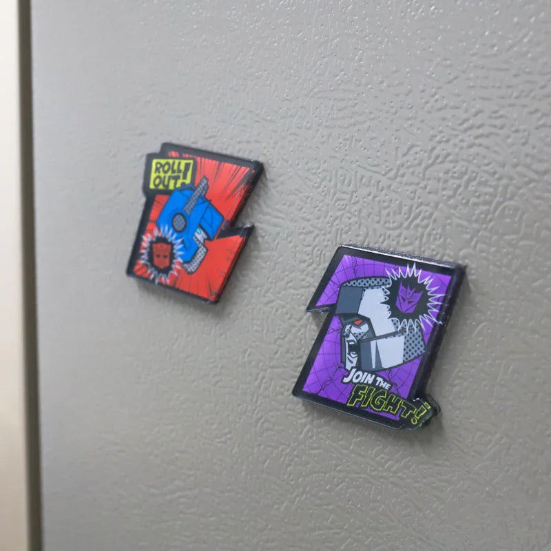 Transformers G1 Optimus Prime & Megatron Acrylic Magnets Set (2pcs)