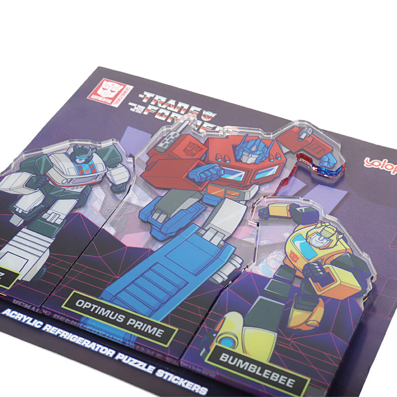Transformers G1 Acrylic Magnets Set (3pcs)
