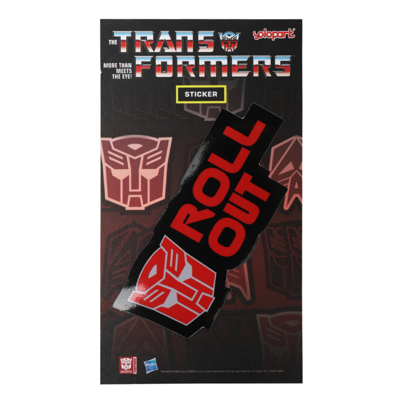 Transformers G1 Small Waterproof Stickers (12pcs )