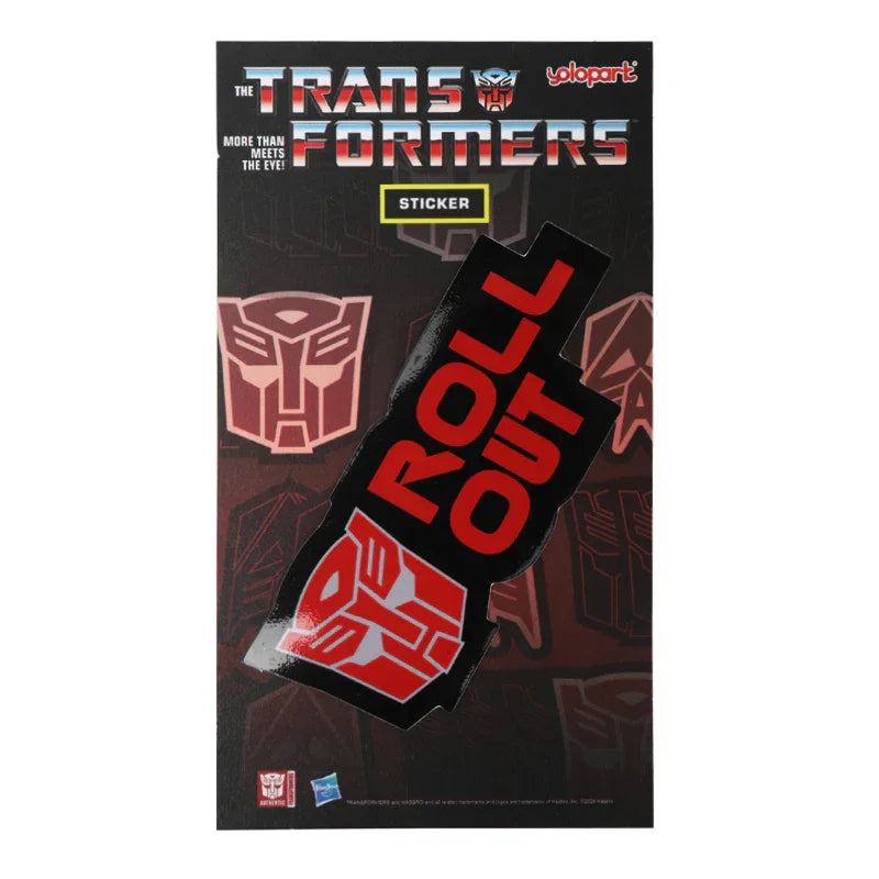 Transformers G1 Small Waterproof Stickers (12pcs )