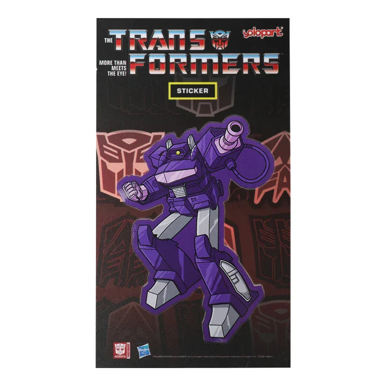Transformers G1 Small Waterproof Stickers (12pcs )