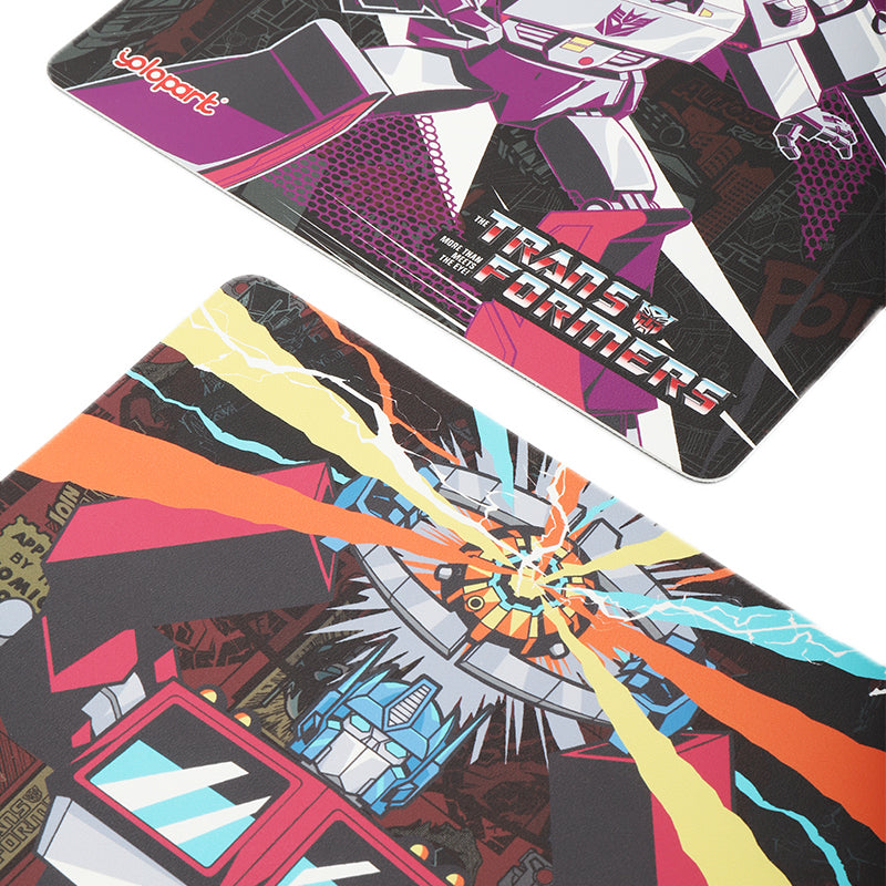 Transformers G1 Mouse Pad - Optimus Prime & Megatron