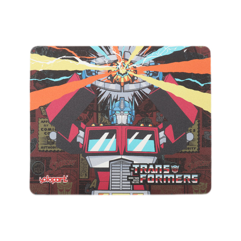Transformers G1 Mouse Pad - Optimus Prime & Megatron