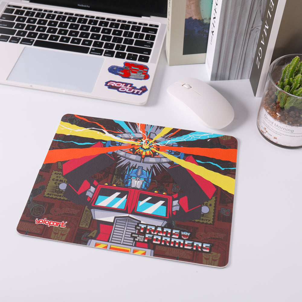 Transformers G1 Mouse Pad - Optimus Prime & Megatron