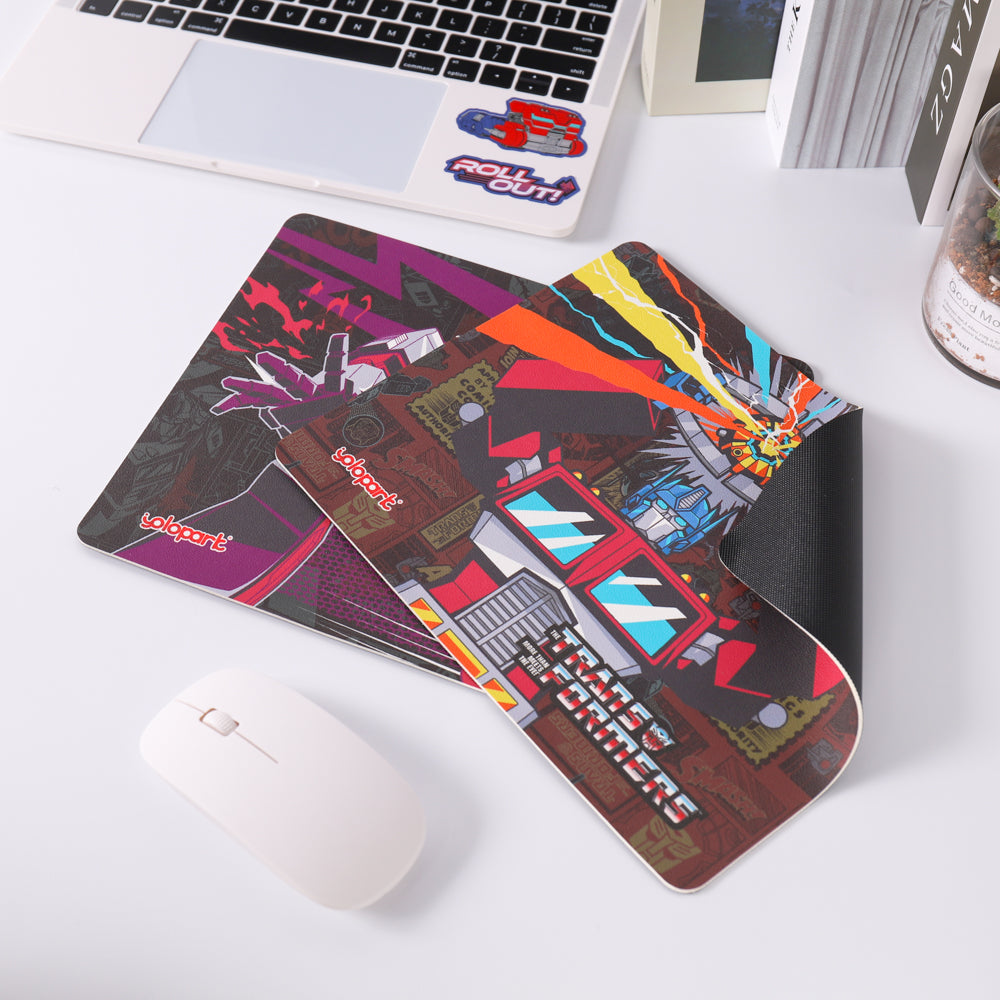 Transformers G1 Mouse Pad - Optimus Prime & Megatron