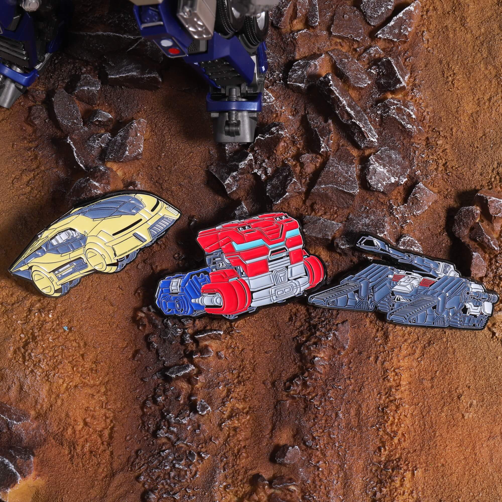 Transformers ONE Vehicle Mode Metal Fridge Magnets (3pcs)
