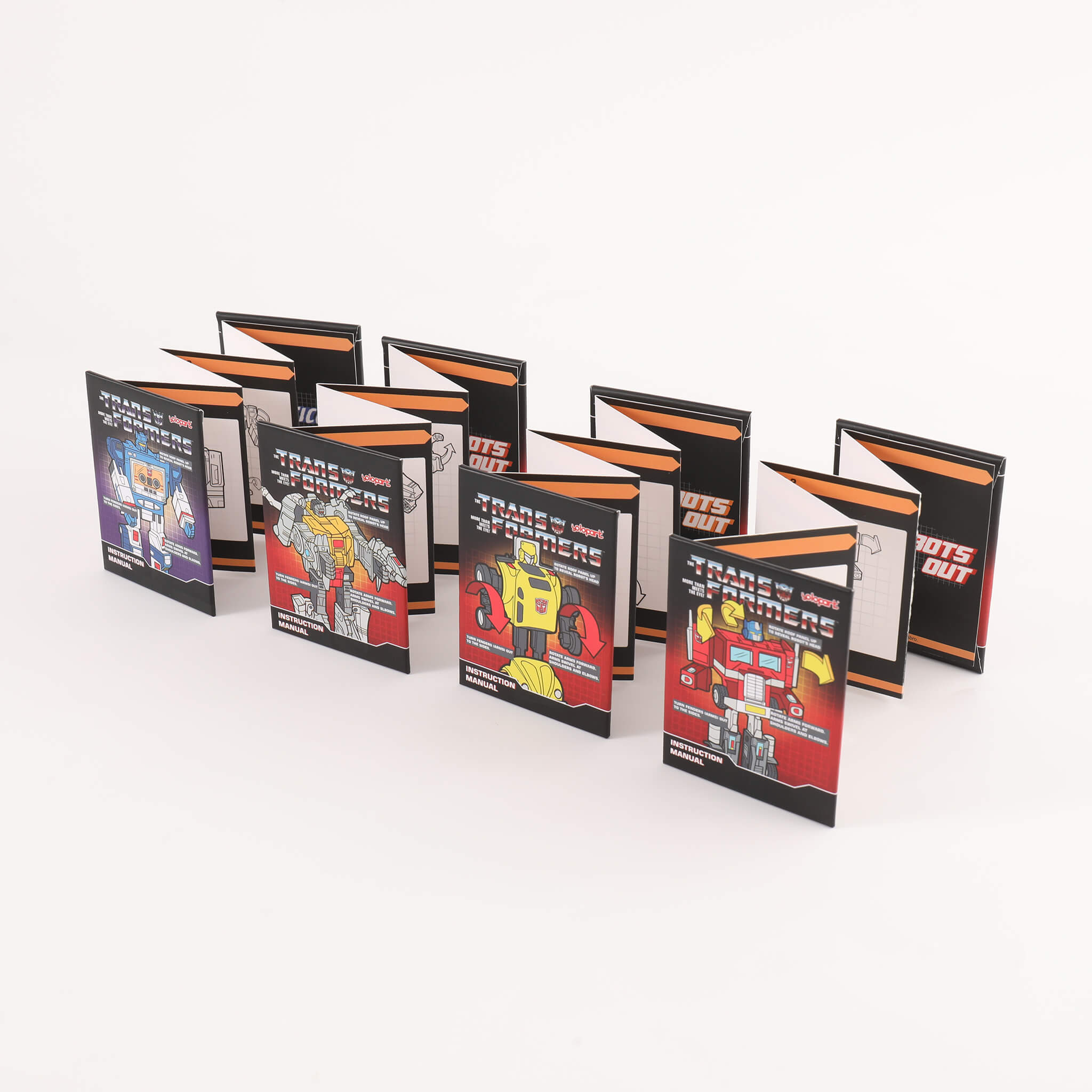 Transformers G1 Character Folding Book Fridge Magnet