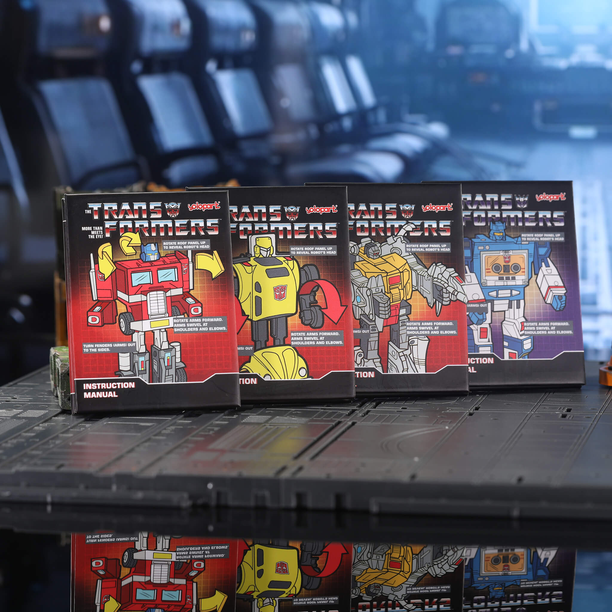 Transformers G1 Character Folding Book Fridge Magnet