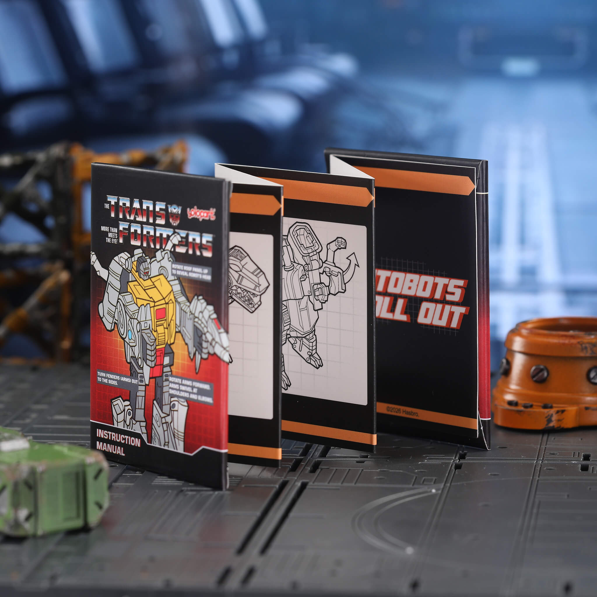 Transformers G1 Character Folding Book Fridge Magnet