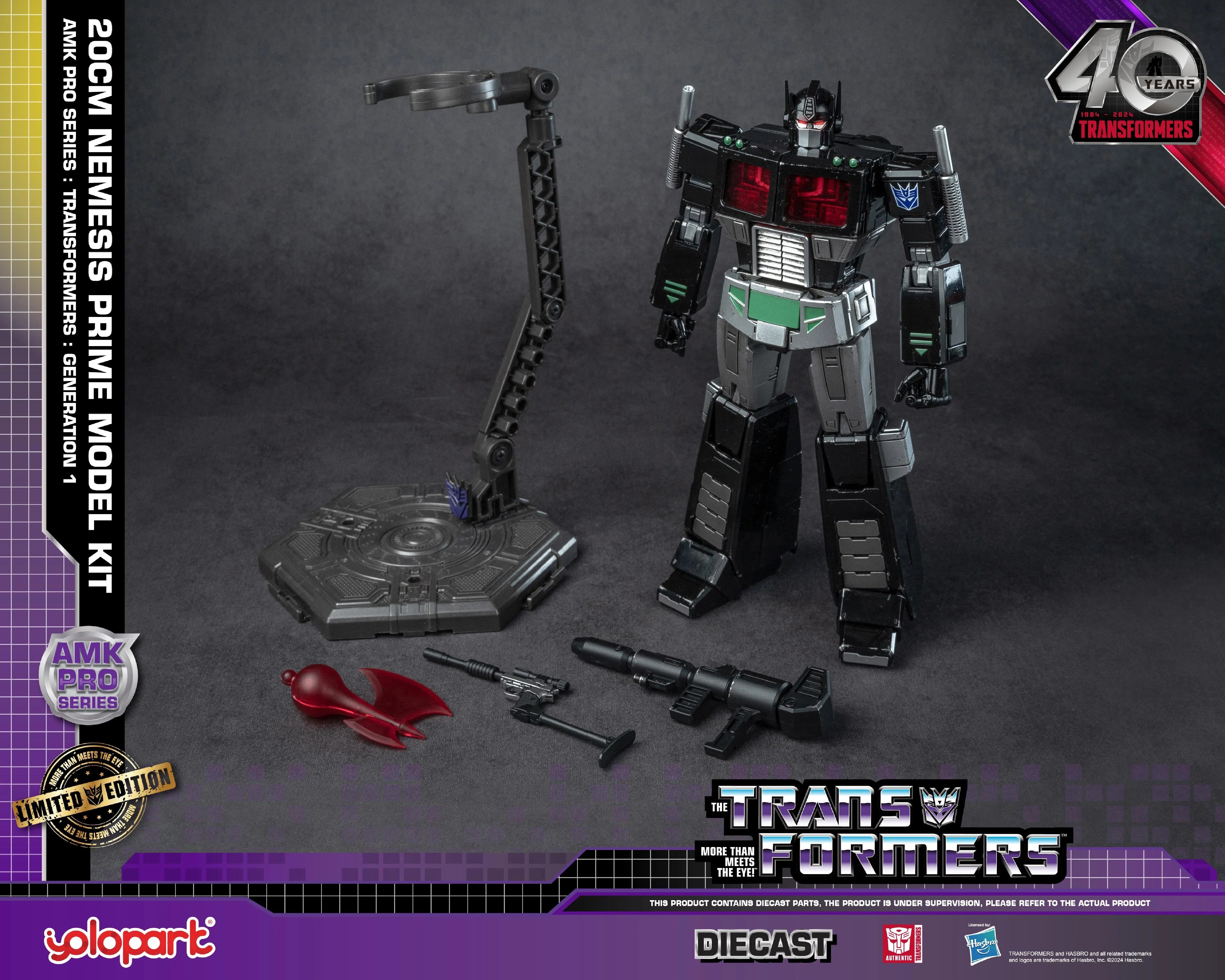 Transformers: Generation 1 - 20cm Nemesis Prime Model Kit - AMK PRO Series