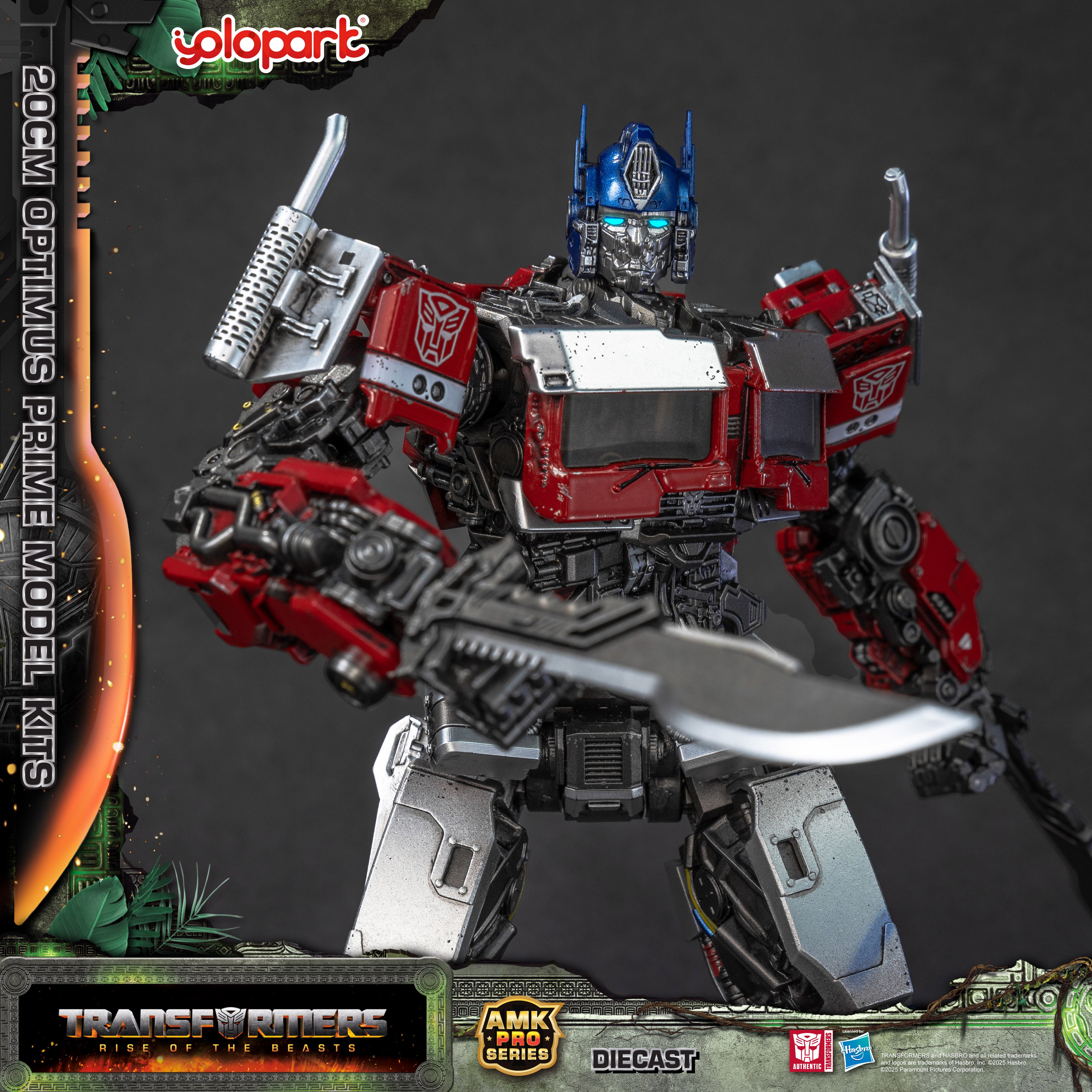 Transformers: Rise of the Beasts - 20cm Optimus Prime Model Kit - AMK PRO Series