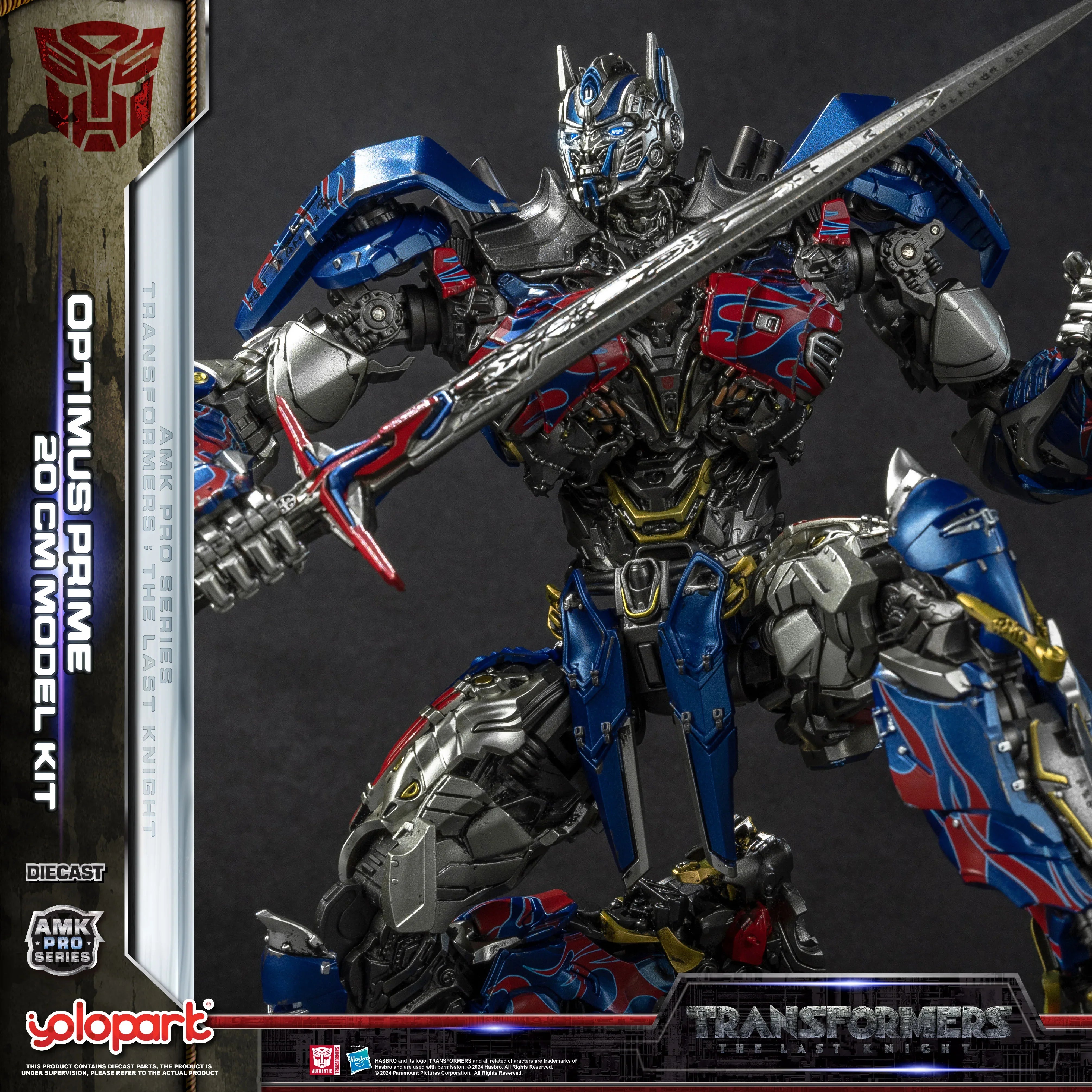 Transformers: The Last Knight - 20cm Optimus Prime Model Kit - AMK PRO Series