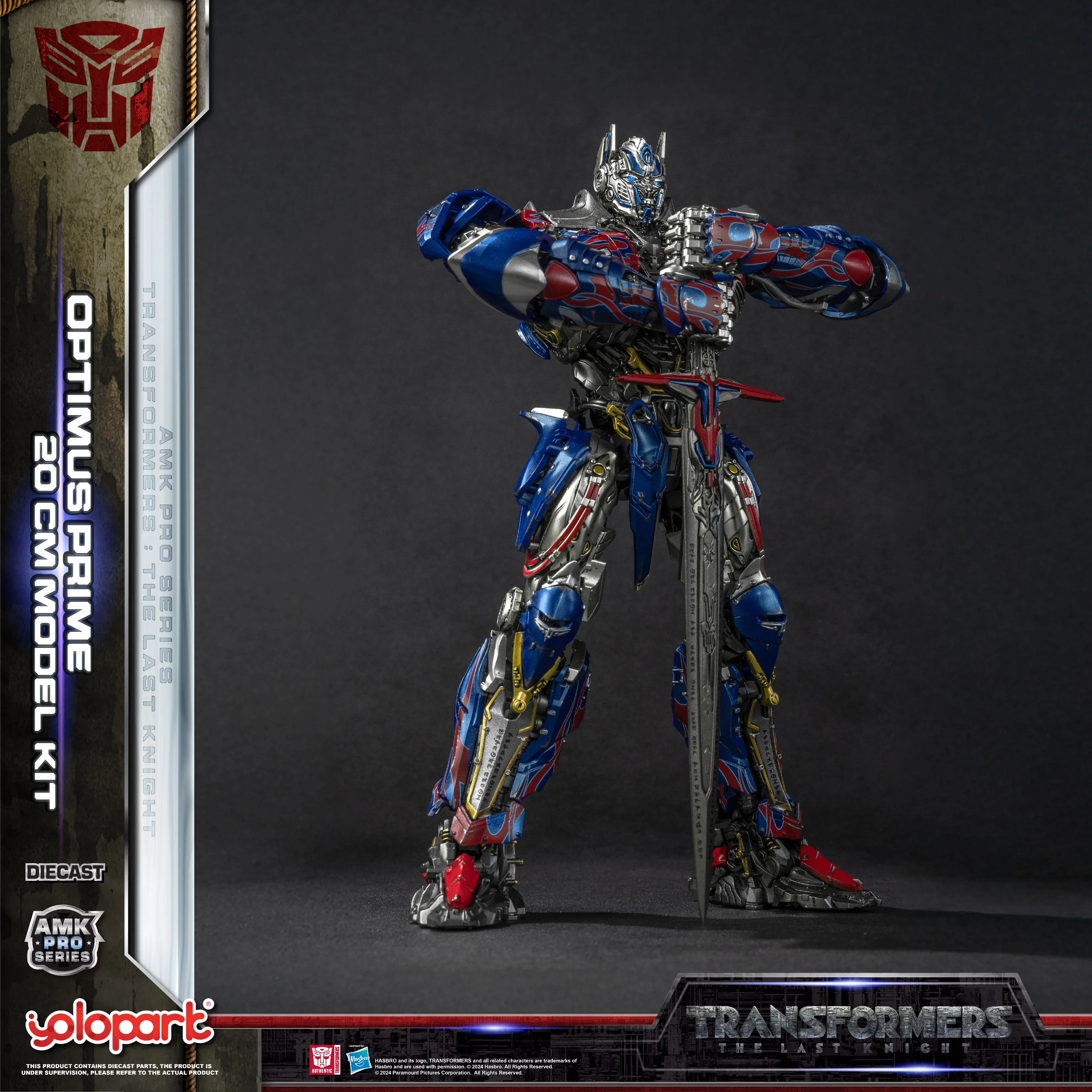 Transformers: The Last Knight - 20cm Optimus Prime Model Kit - AMK PRO Series