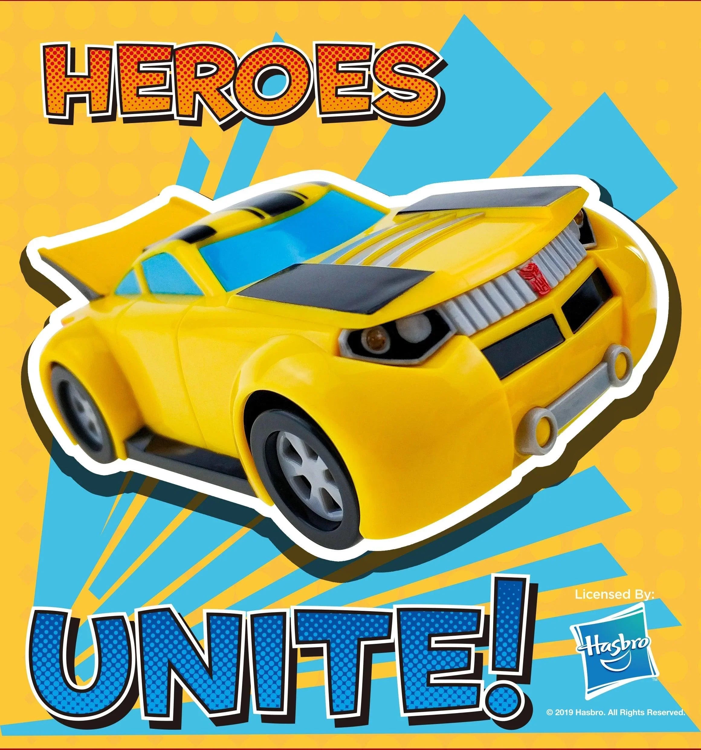 Transformers Rescue Bots 12CM Bumblebee Friction Car - Yolopark