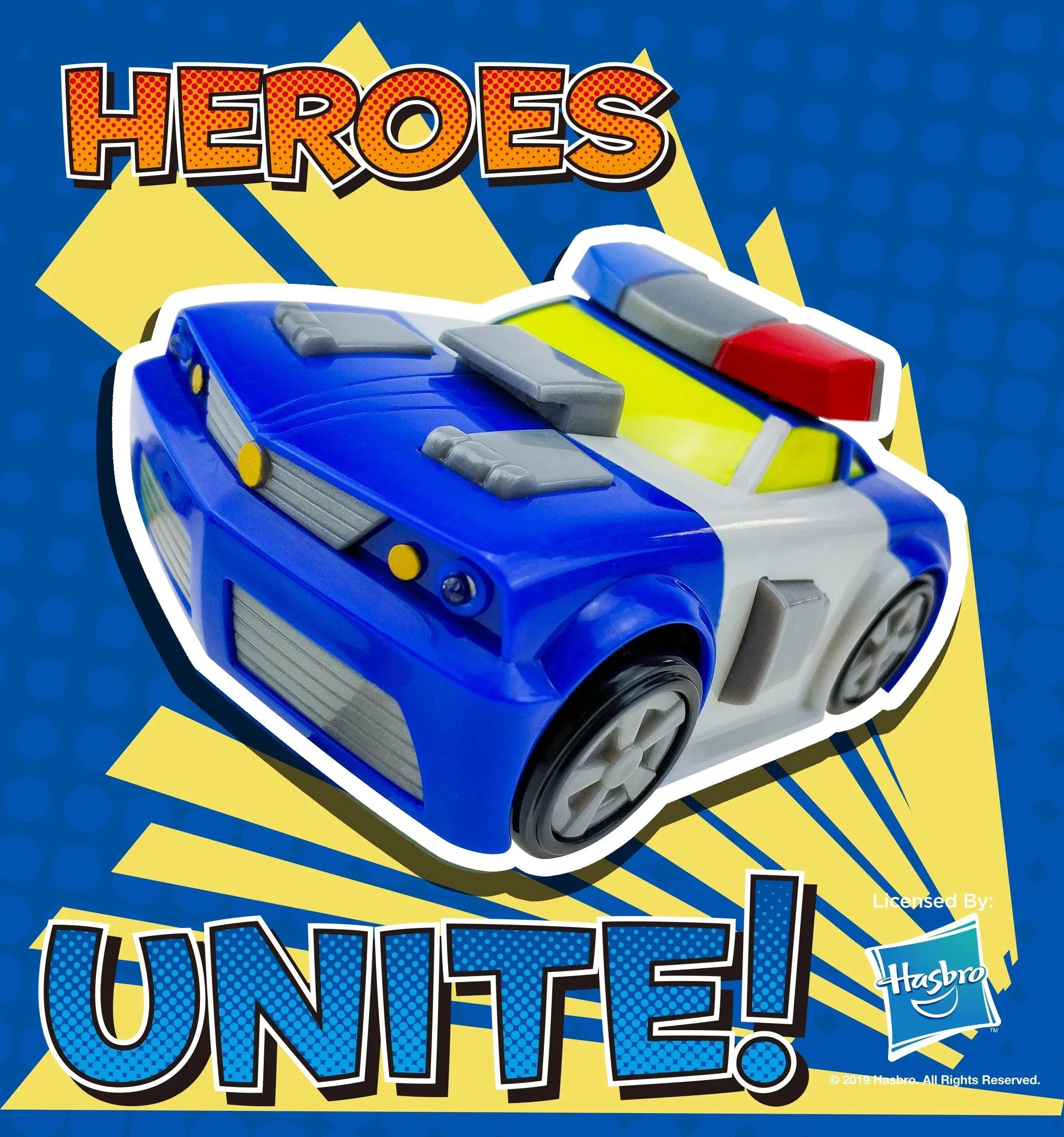Rescue Bots - 12CM Chase Friction Car - Yolopark