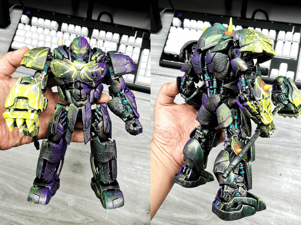 Unveiling the YOLOPARK AMK Series Rhinox Repaint Process!