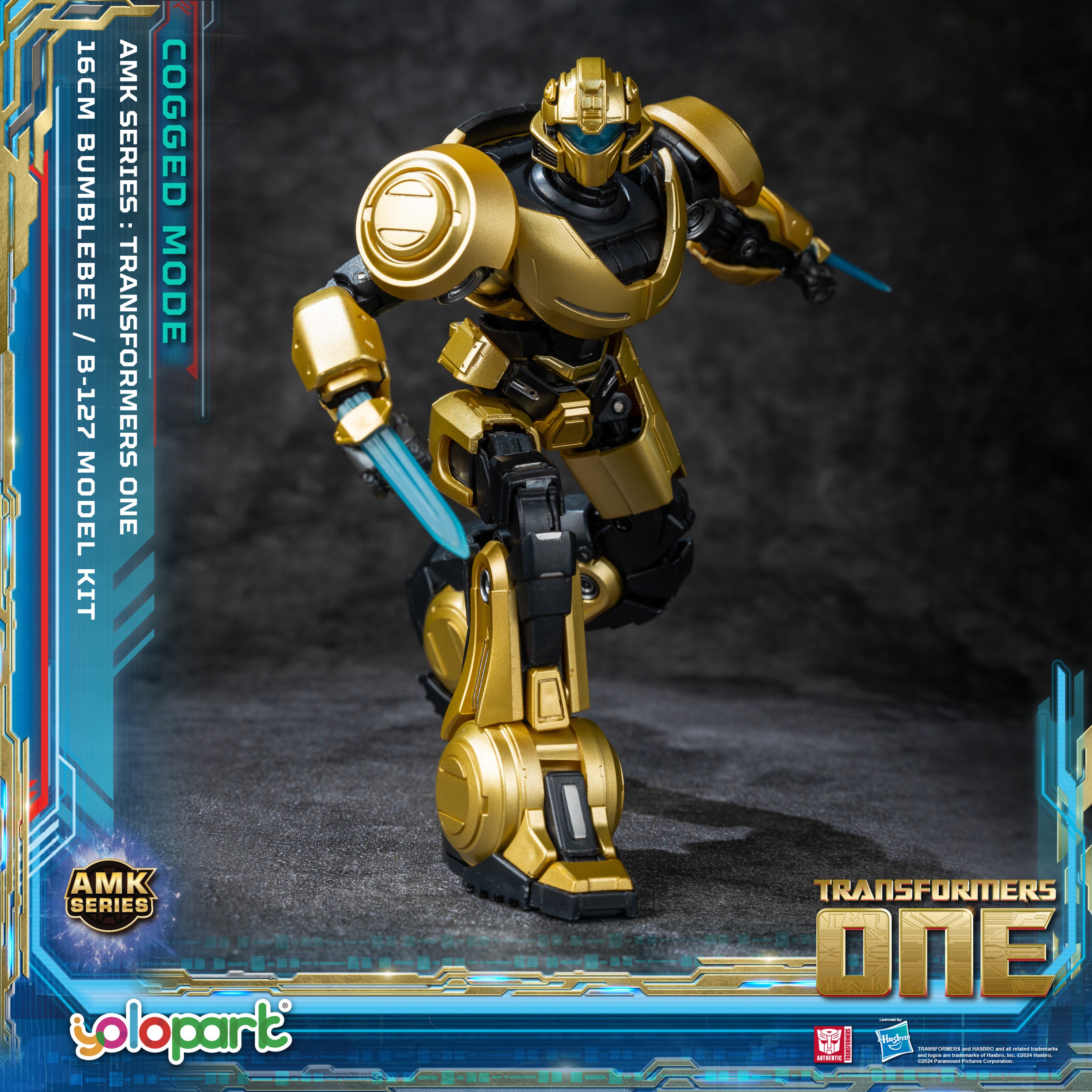 Transformers ONE - 16cm B-127 [Bumblebee] Cogged Mode Model Kit - AMK Series