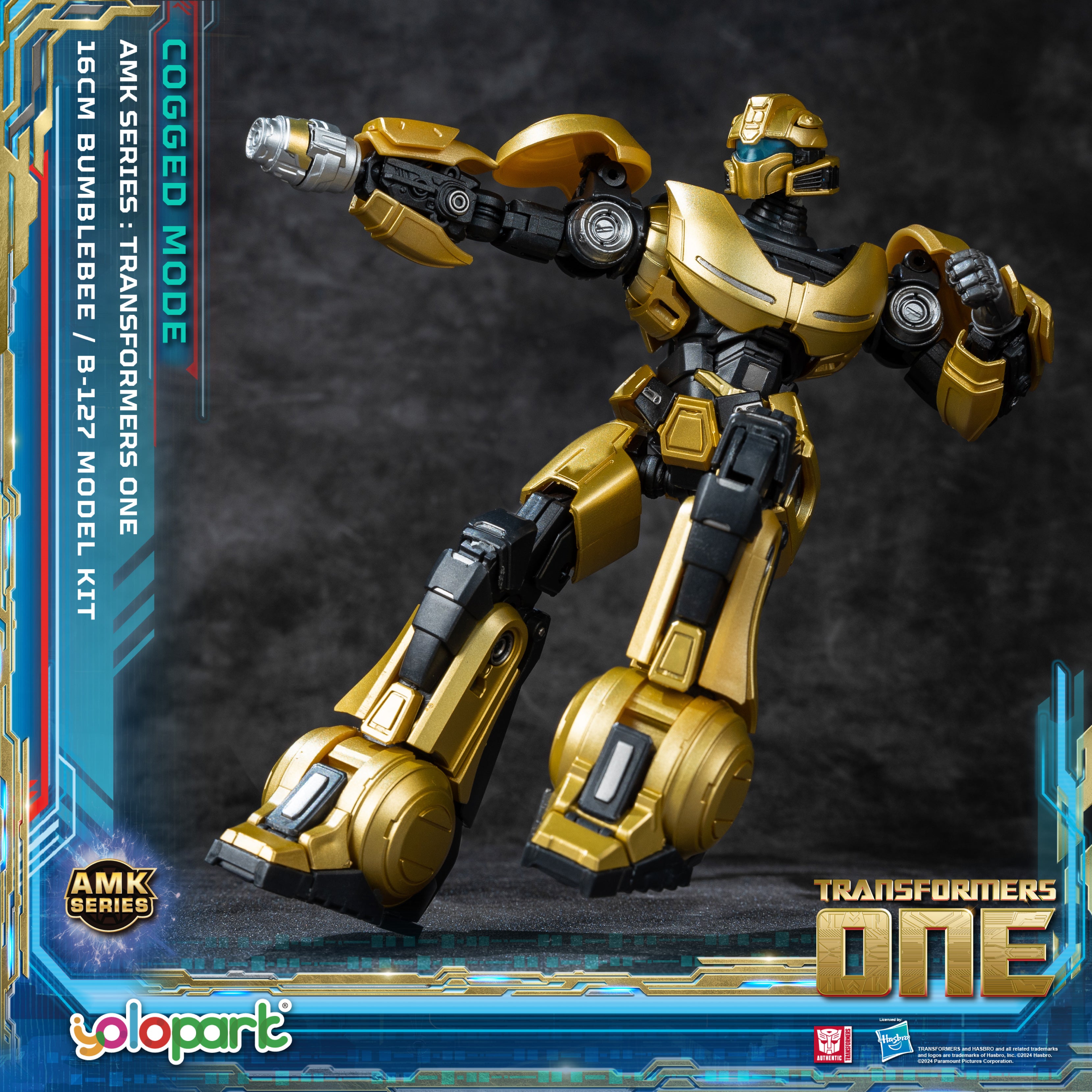 Transformers ONE - 16cm B-127 [Bumblebee] Cogged Mode Model Kit - AMK Series