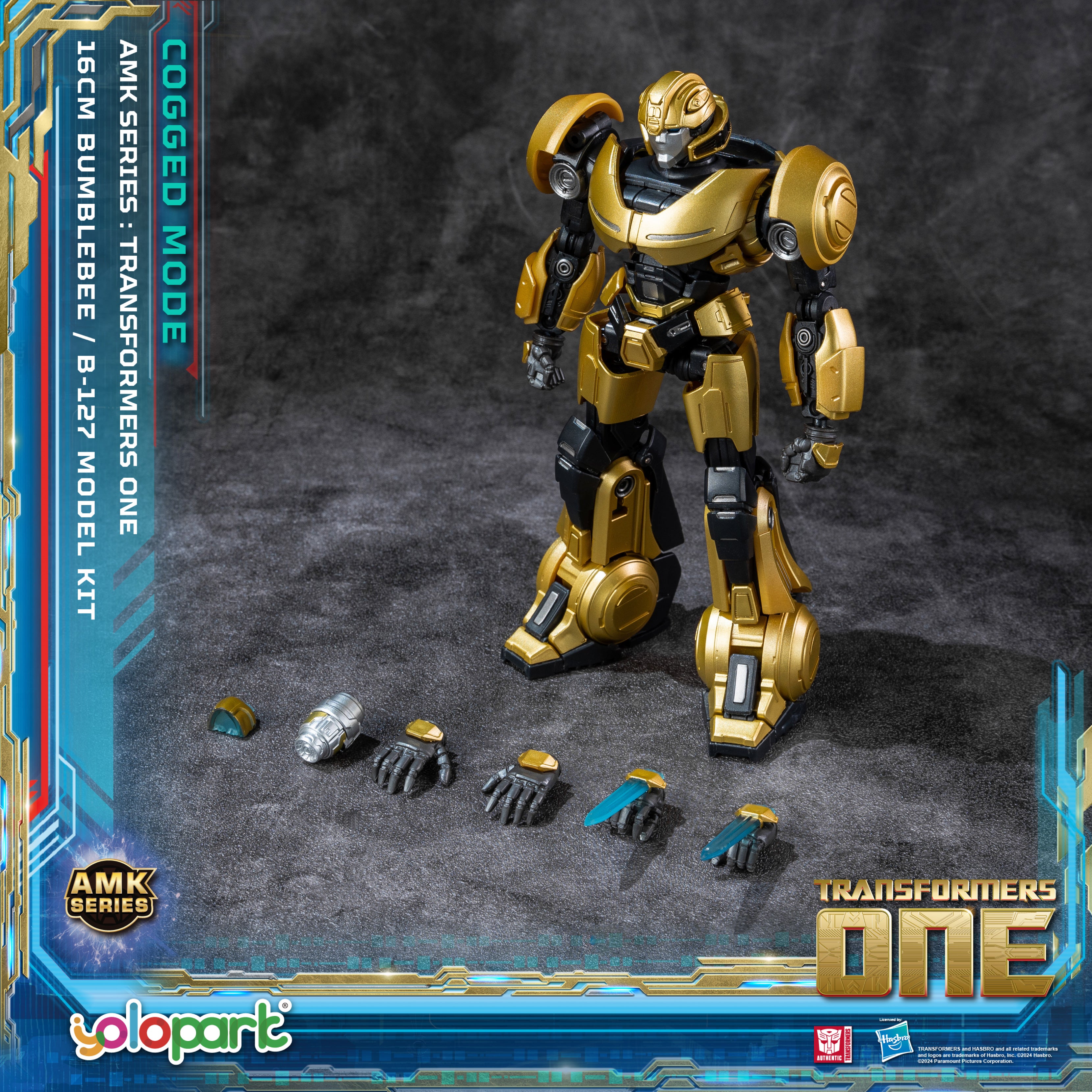 Transformers ONE - 16cm B-127 [Bumblebee] Cogged Mode Model Kit - AMK Series