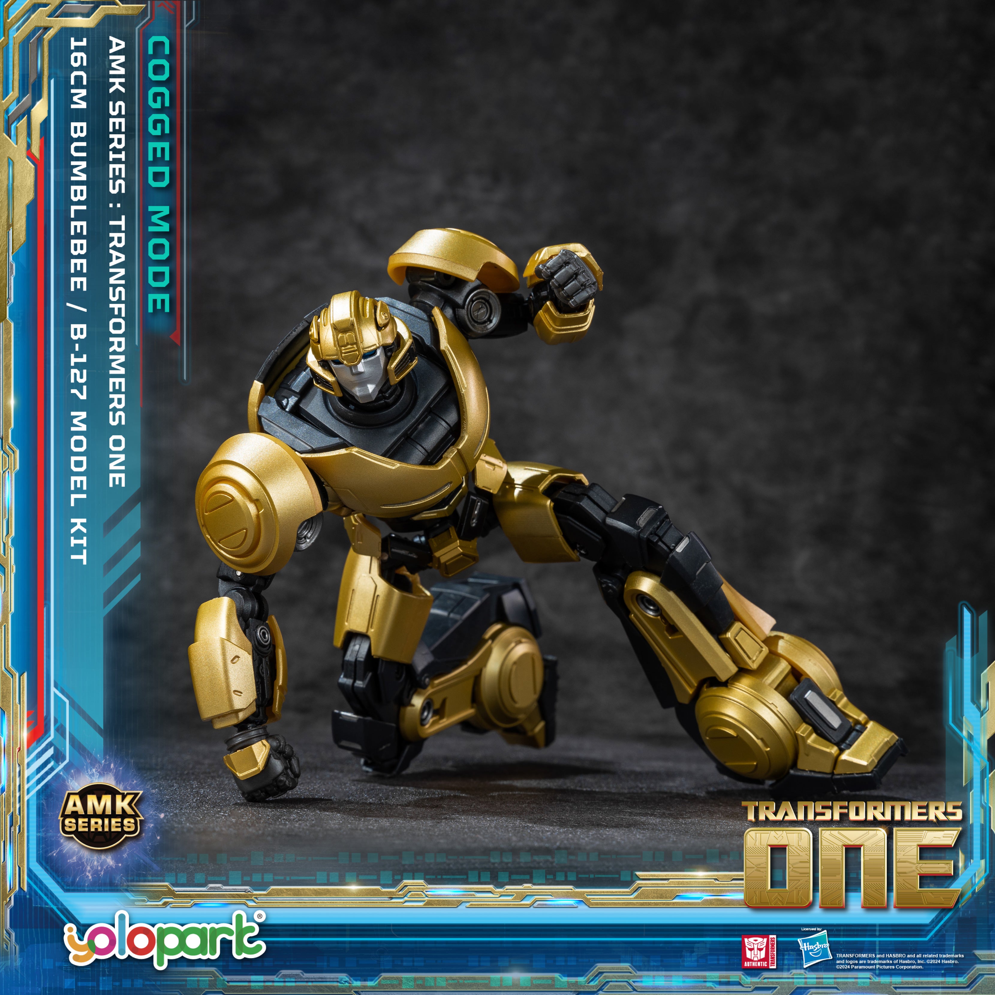 Transformers ONE - 16cm B-127 [Bumblebee] Cogged Mode Model Kit - AMK Series