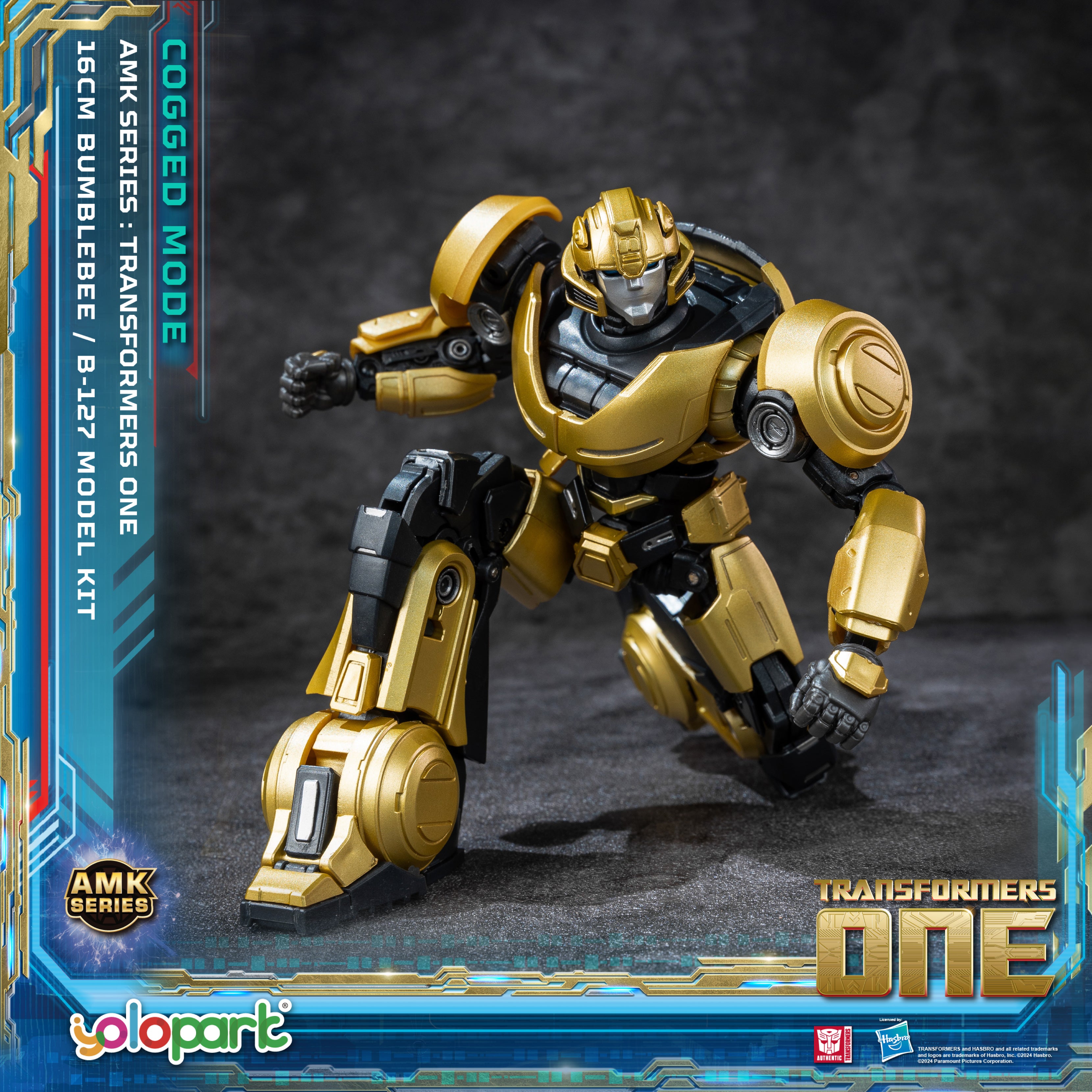 Transformers ONE - 16cm B-127 [Bumblebee] Cogged Mode Model Kit - AMK Series