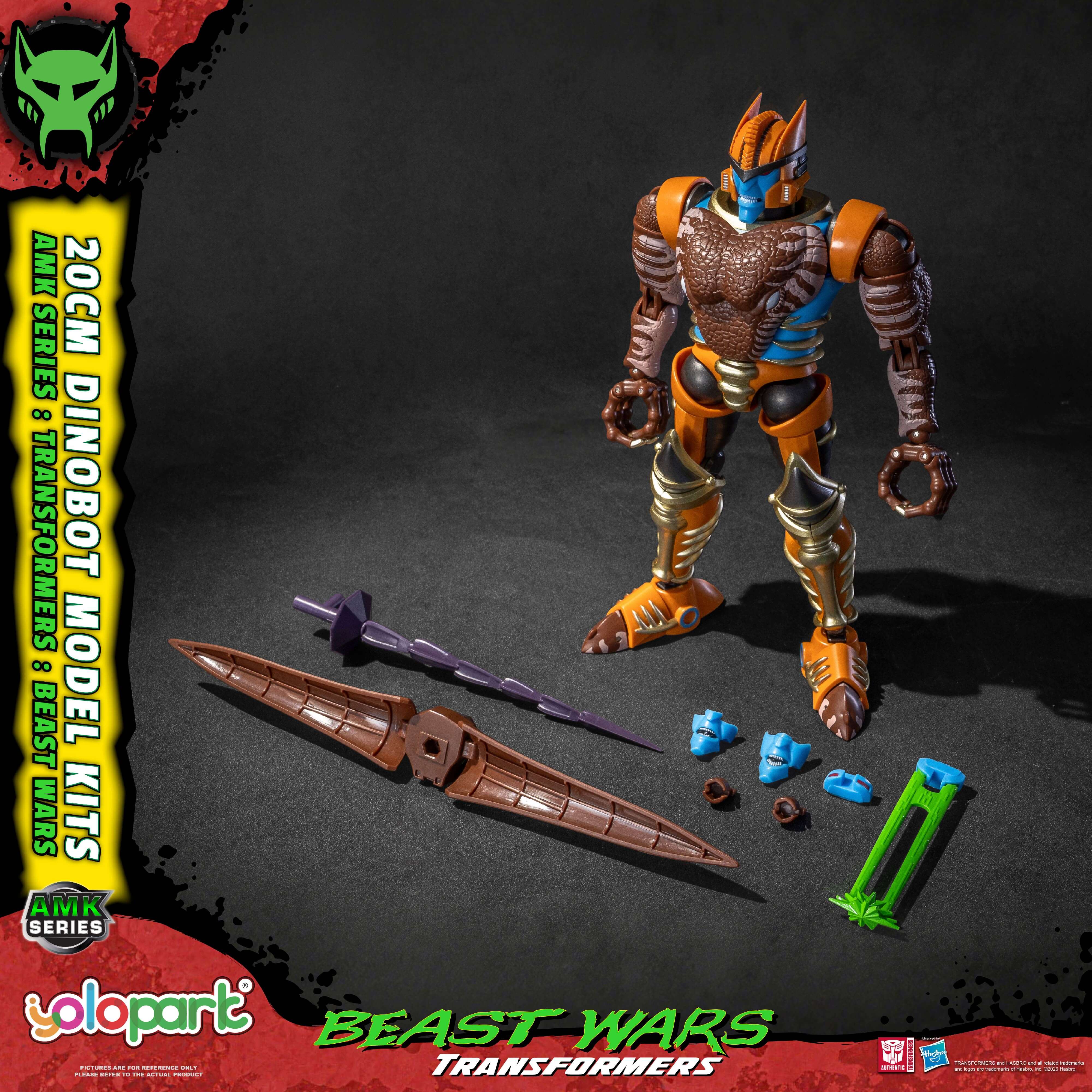 Transformers: Beast Wars - 20cm Dinobot Model Kit - AMK Series