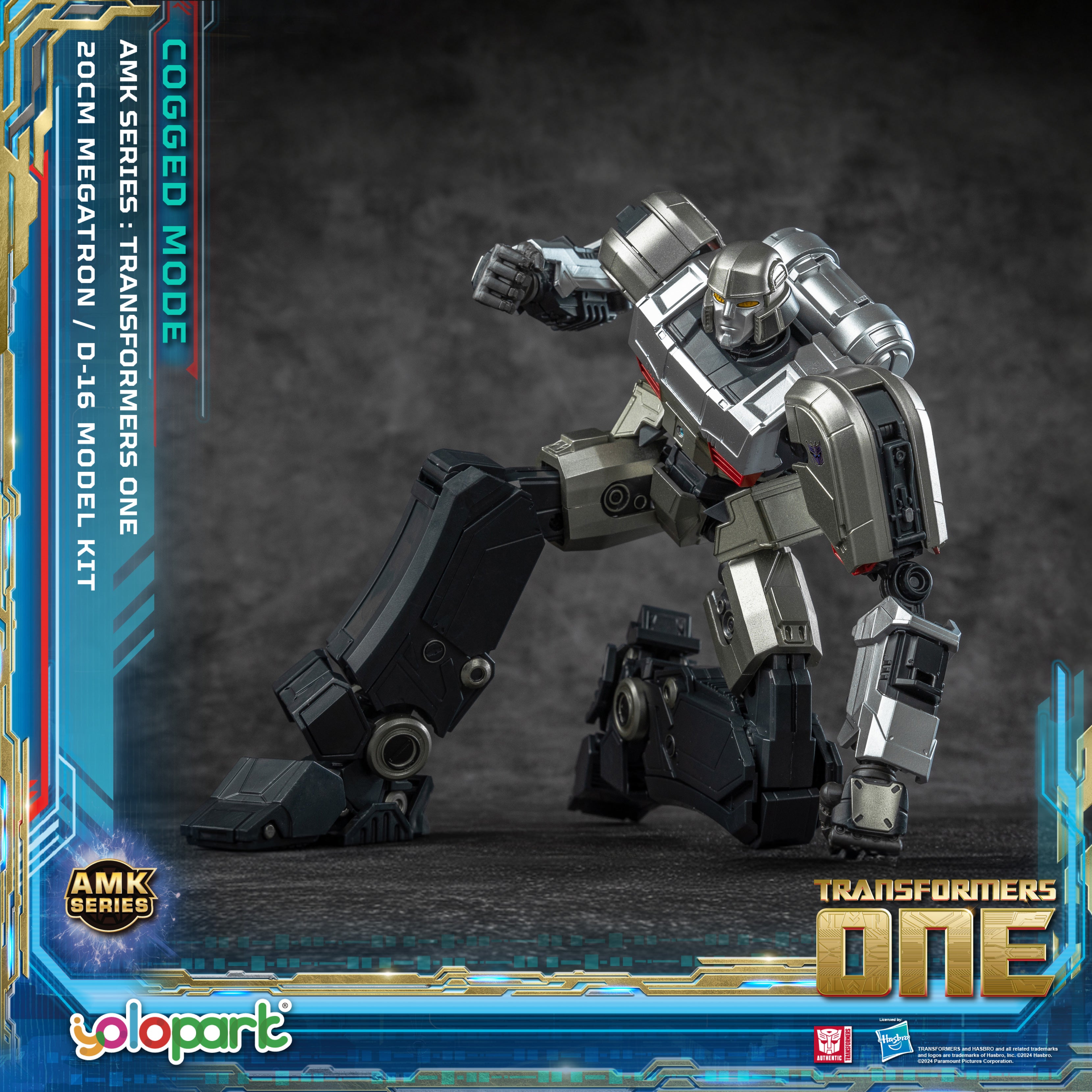 Transformers ONE - 20cm D-16 [Megatron] Cogged Mode Model Kit - AMK Series - Yolopark