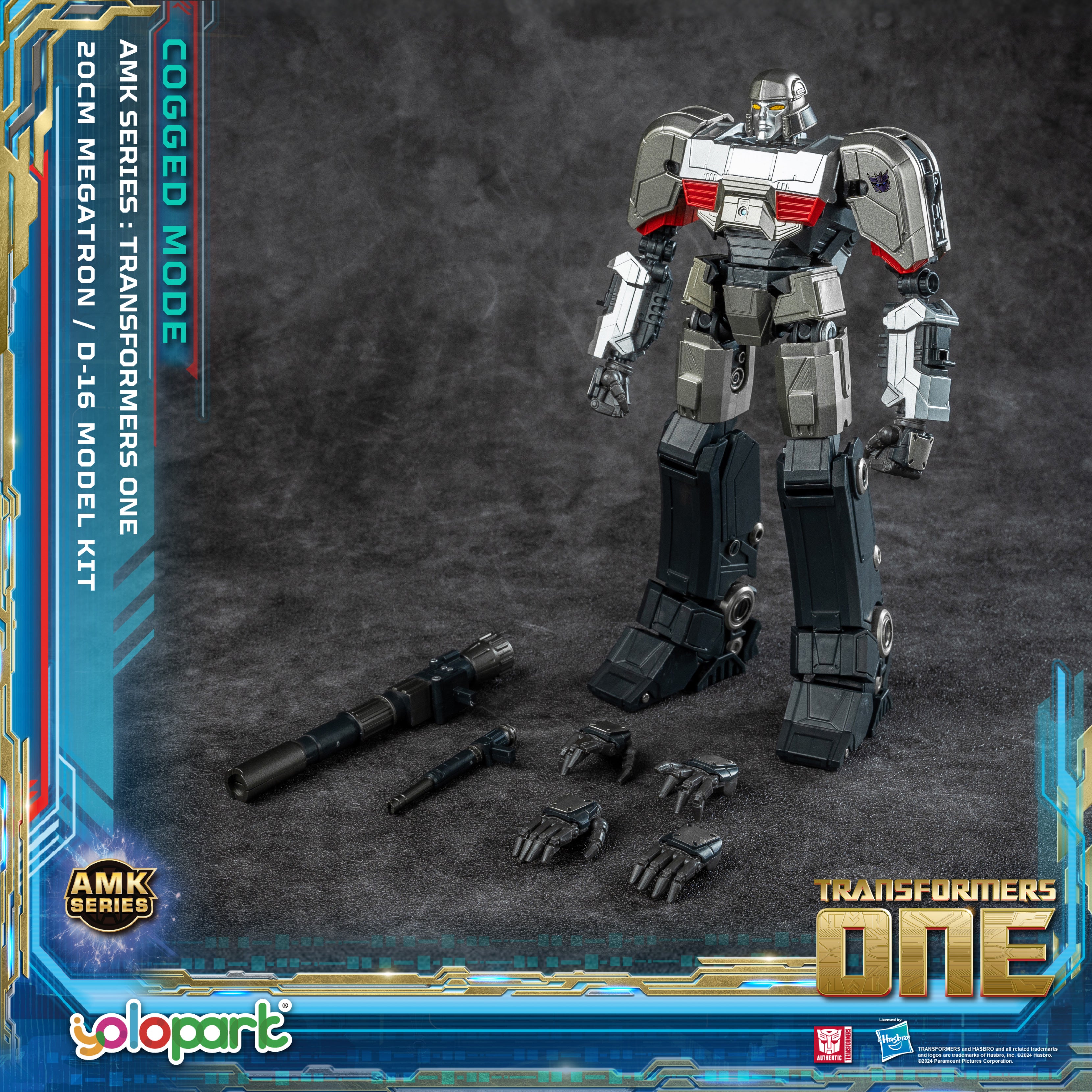 Transformers ONE - 20cm D-16 [Megatron] Cogged Mode Model Kit - AMK Series - Yolopark