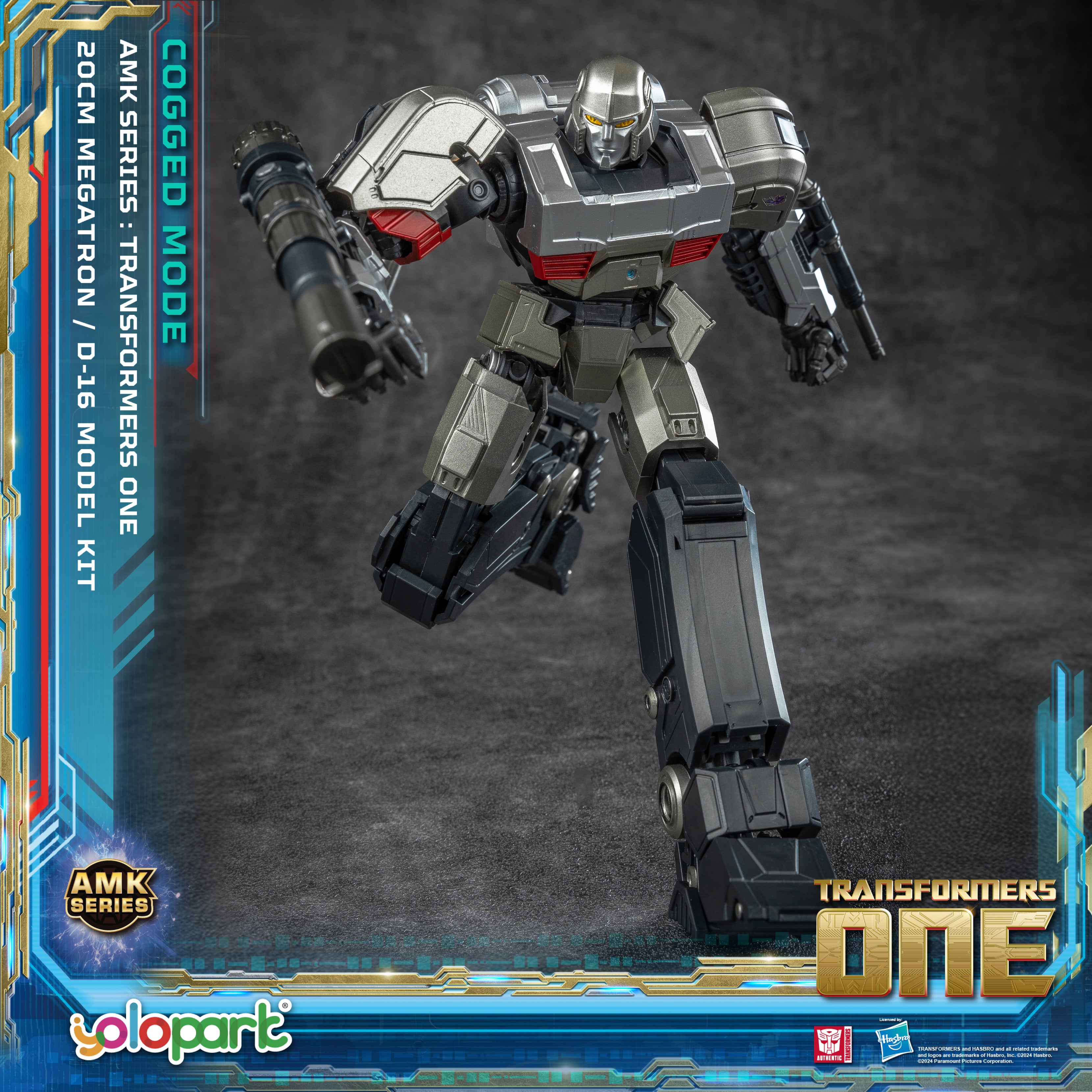 Transformers ONE - 20cm D-16 [Megatron] Cogged Mode Model Kit - AMK Series - Yolopark