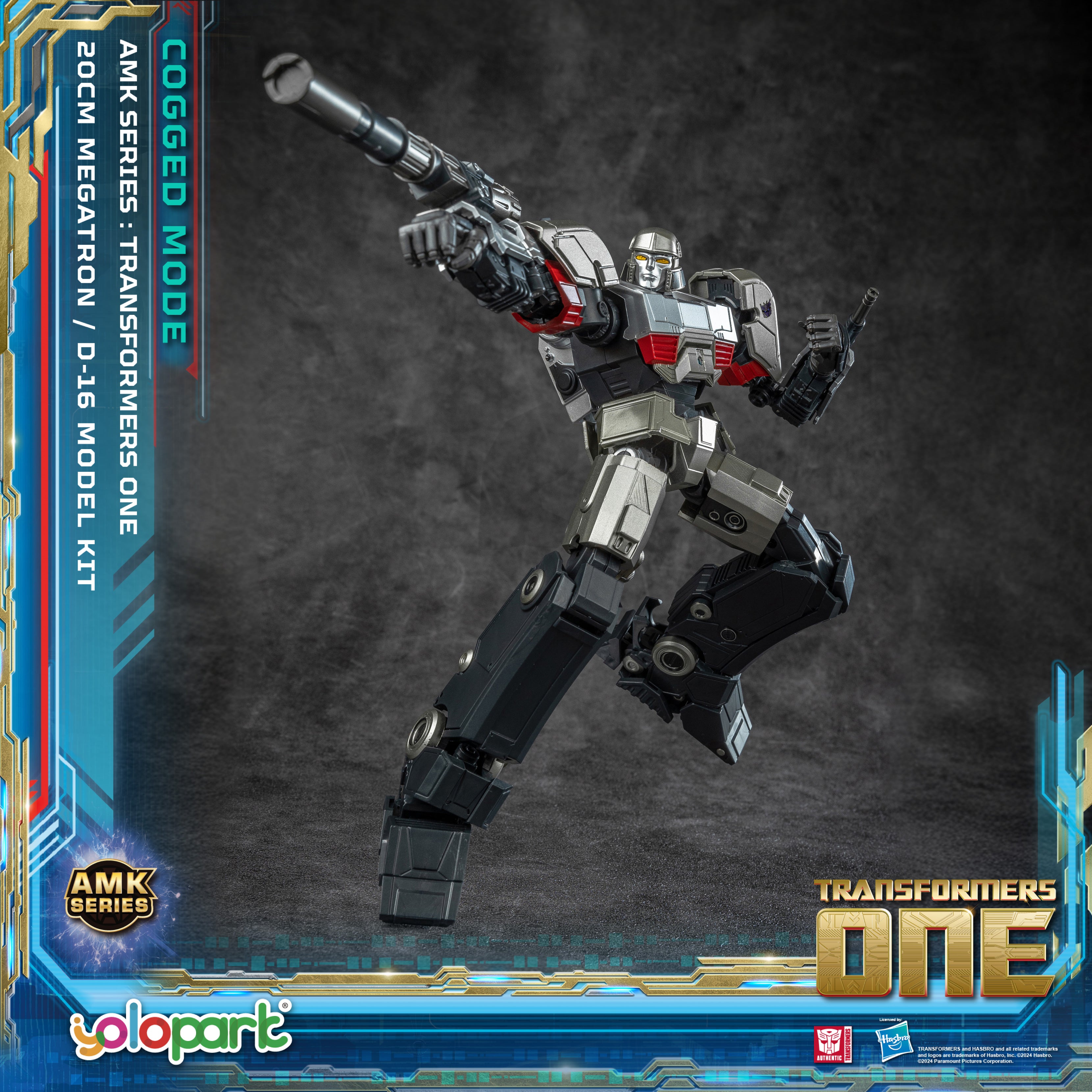 Transformers ONE - 20cm D-16 [Megatron] Cogged Mode Model Kit - AMK Series - Yolopark