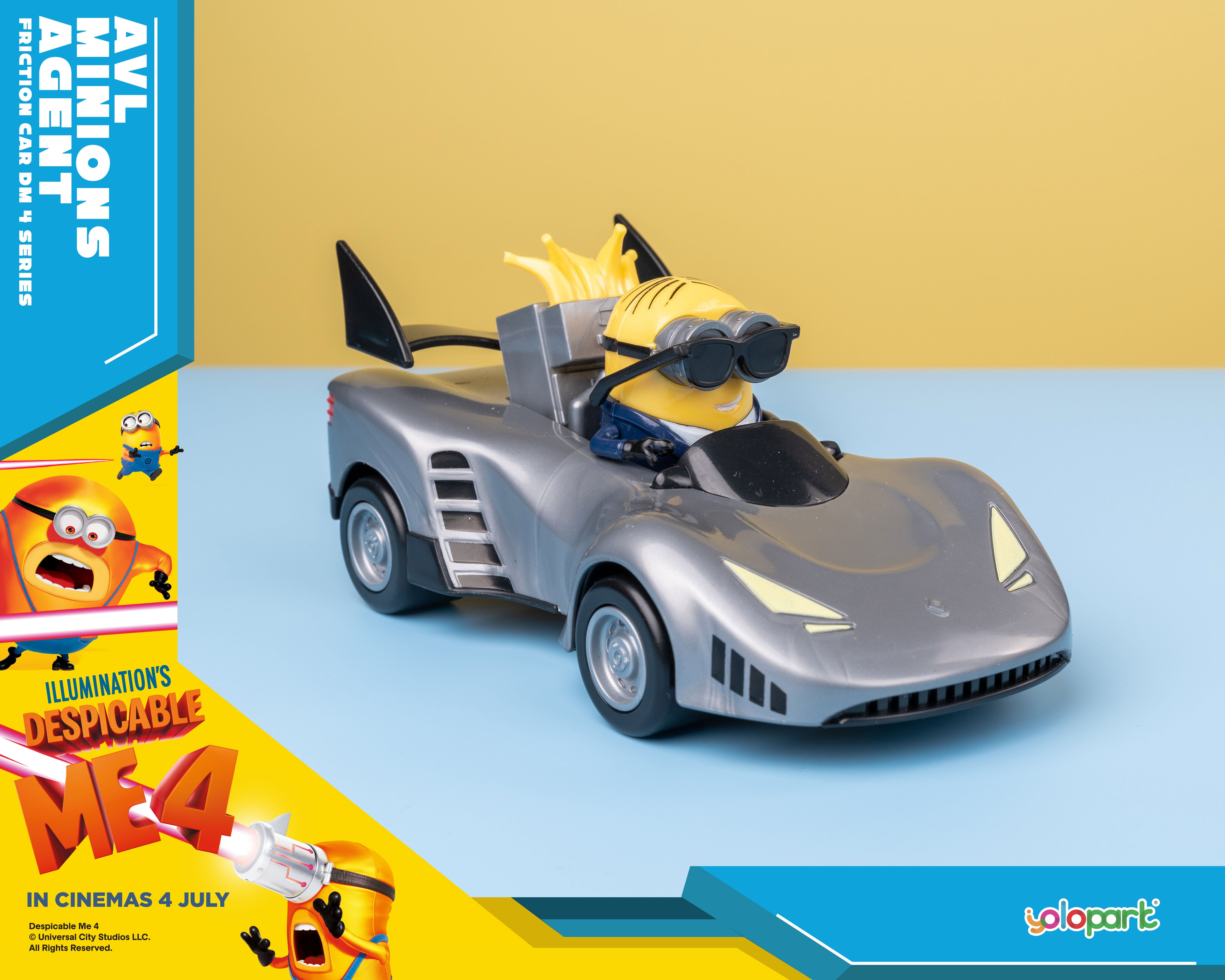 Despicable Me 4 - AVL Minions Agent - Friction Car - Yolopark