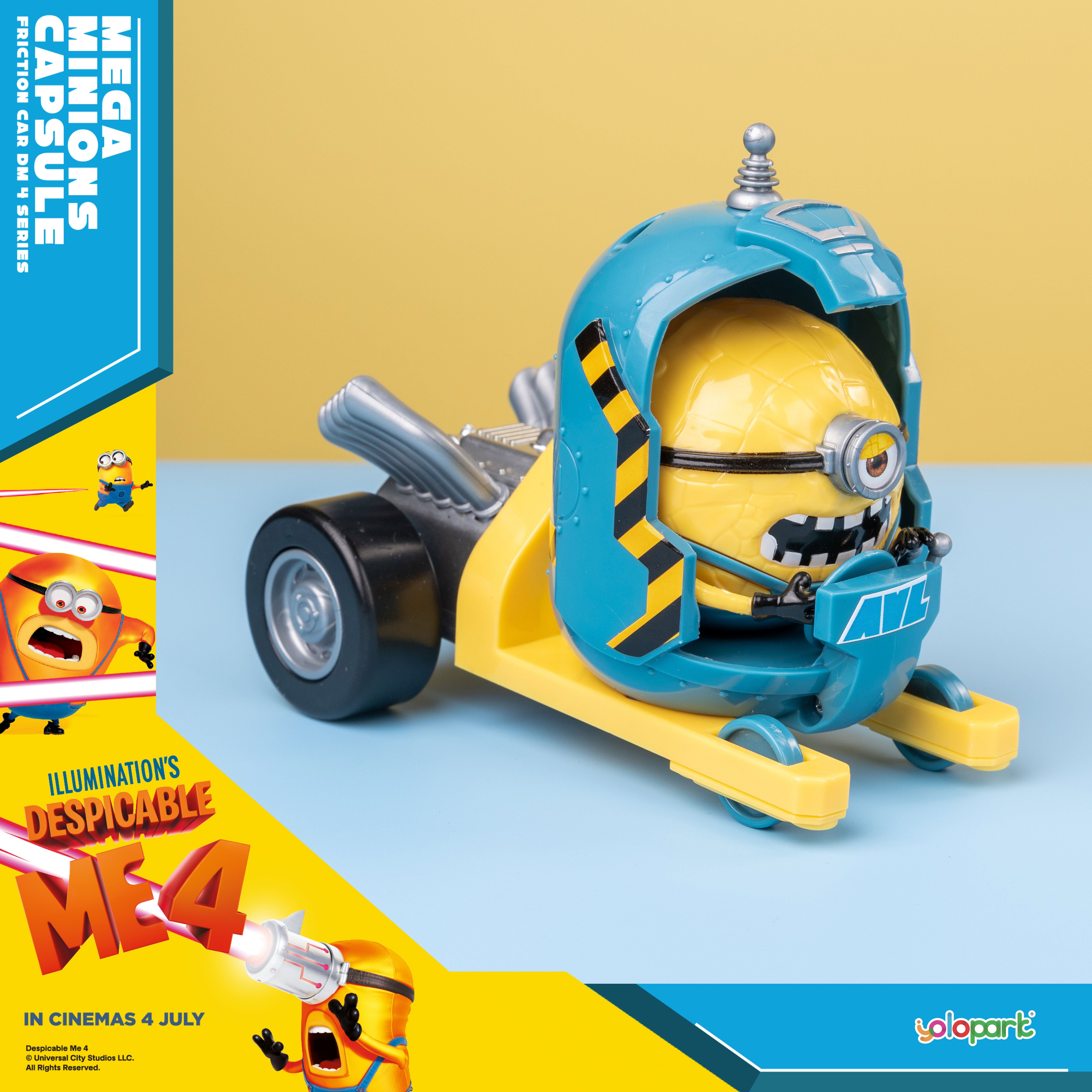 Despicable Me 4 - Mega Minions Capsule - Friction Car - Yolopark