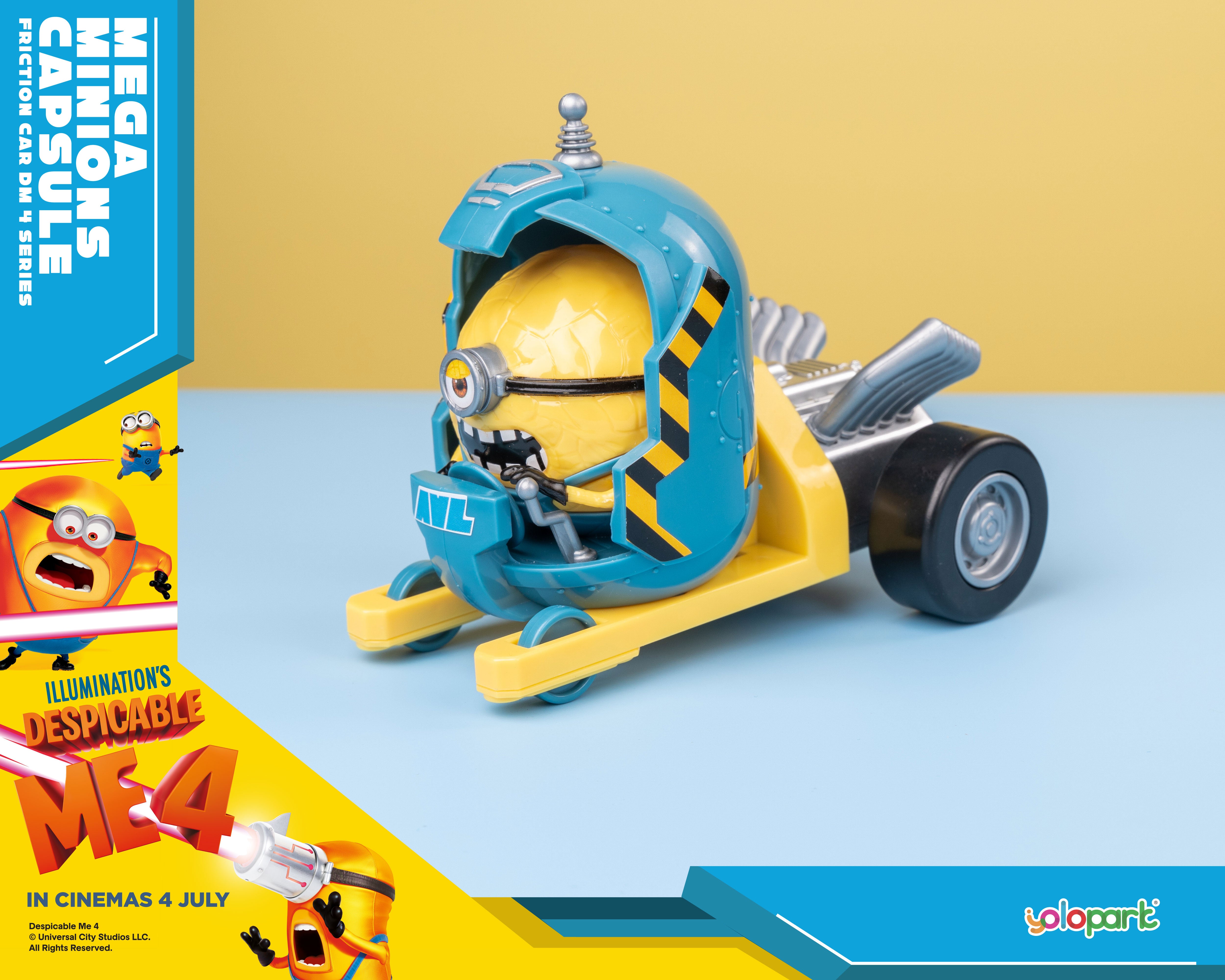 Despicable Me 4 - Mega Minions Capsule - Friction Car - Yolopark