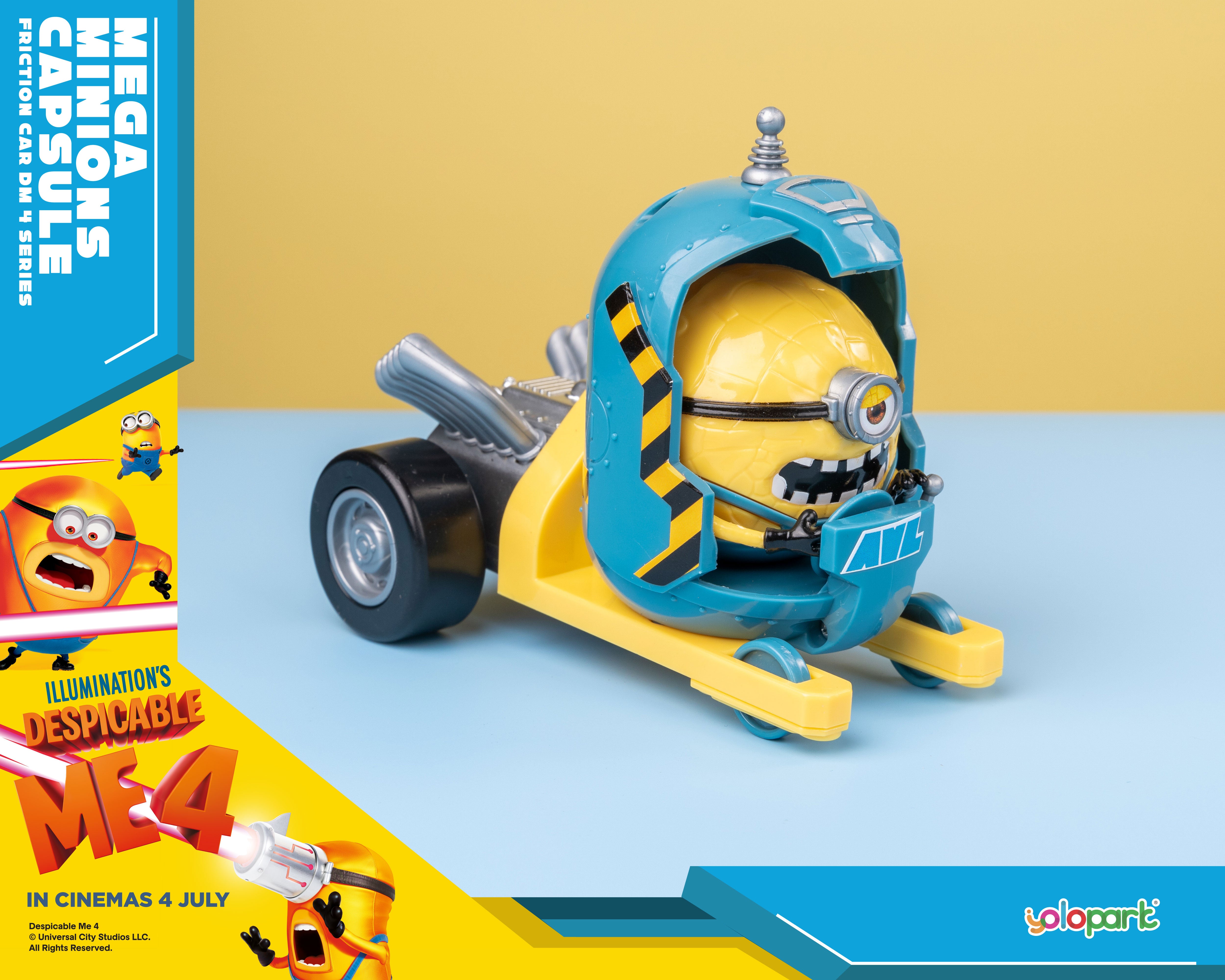 Despicable Me 4 - Mega Minions Capsule - Friction Car - Yolopark