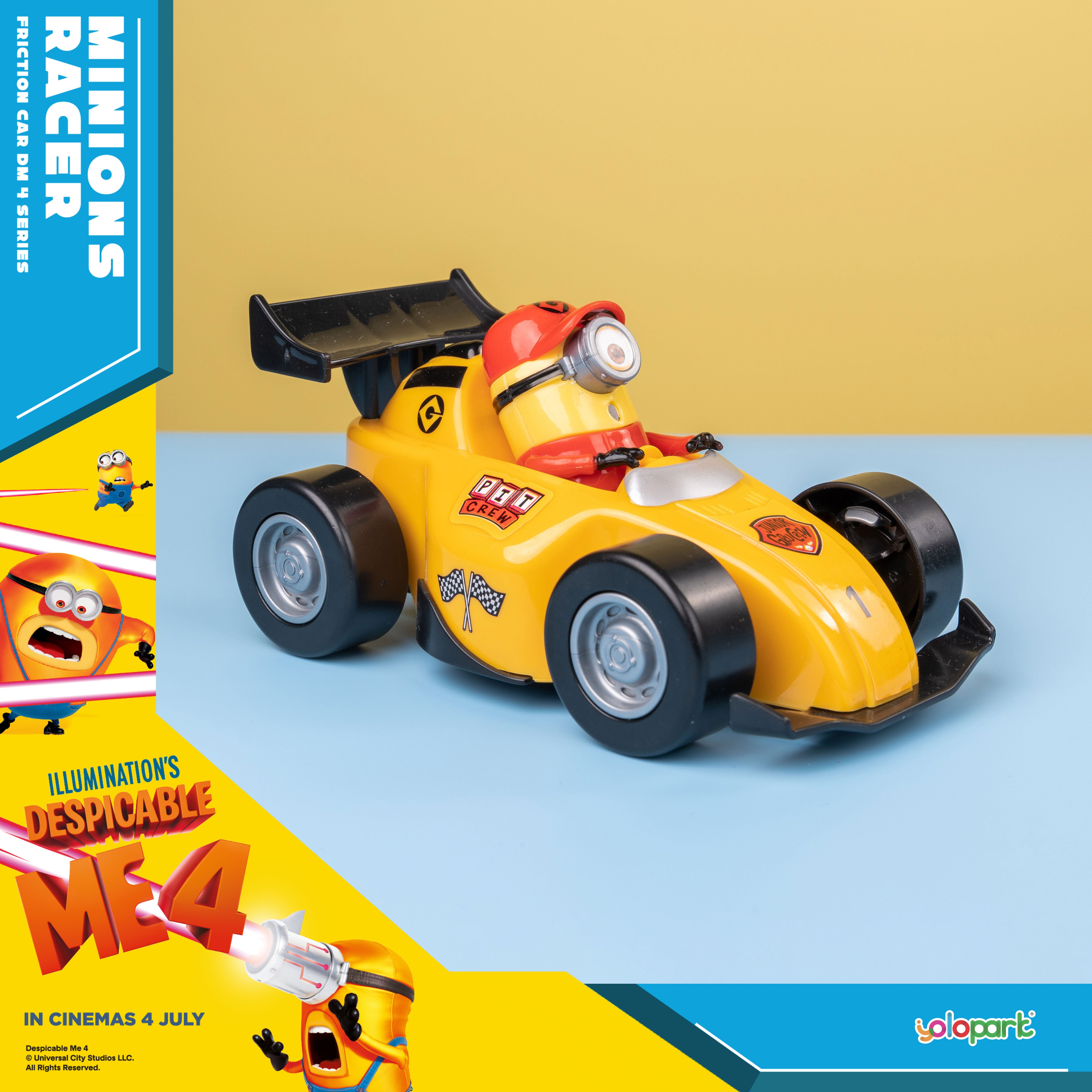 Despicable Me 4 - Minions Racer - Friction Car - Yolopark