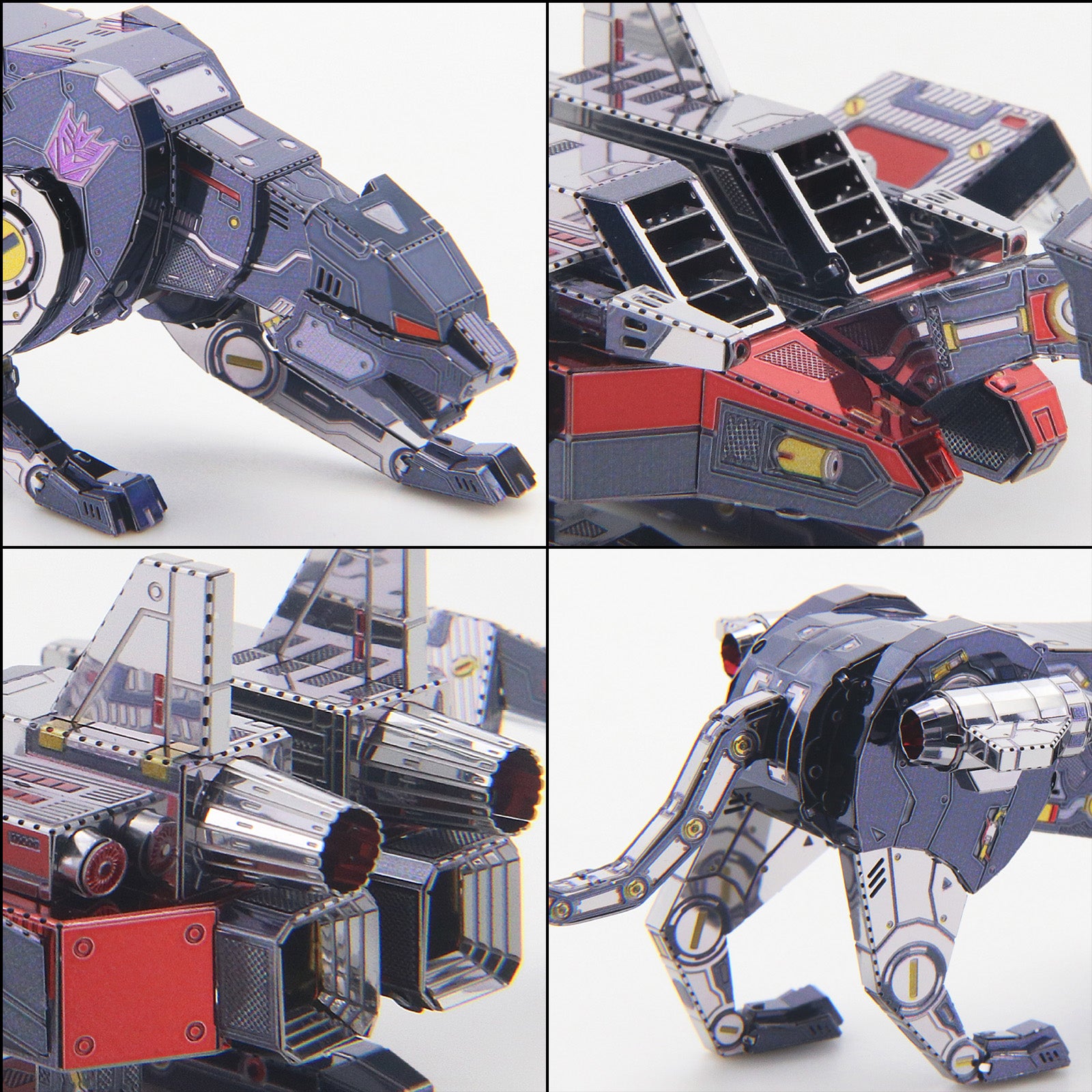 Transformers: Generation 1 - 24cm Soundwave and the Decepticon Mini-Cassettes 3D Metal Puzzle Model Kit