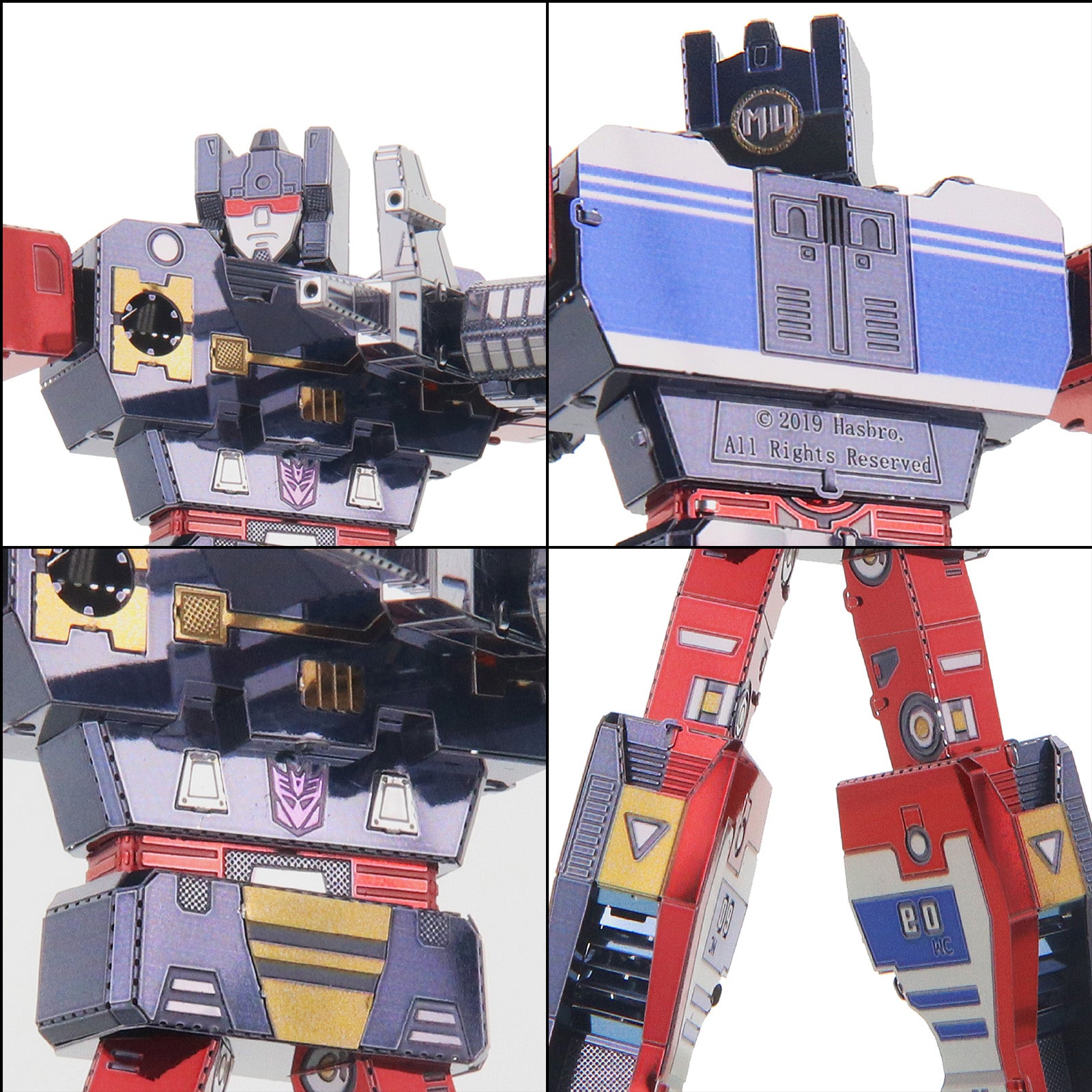 Transformers: Generation 1 - 24cm Soundwave and the Decepticon Mini-Cassettes 3D Metal Puzzle Model Kit