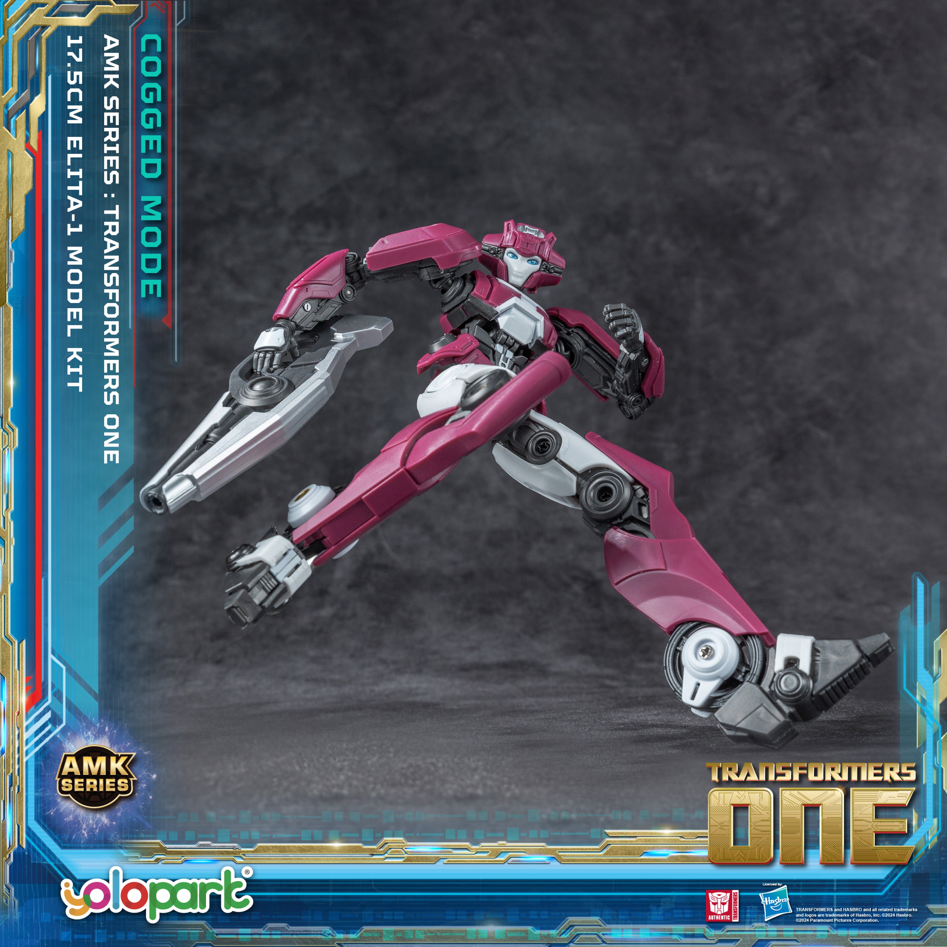 Transformers ONE - 17.5cm Elita-1 Cogged Mode Model Kit - AMK Series - Yolopark