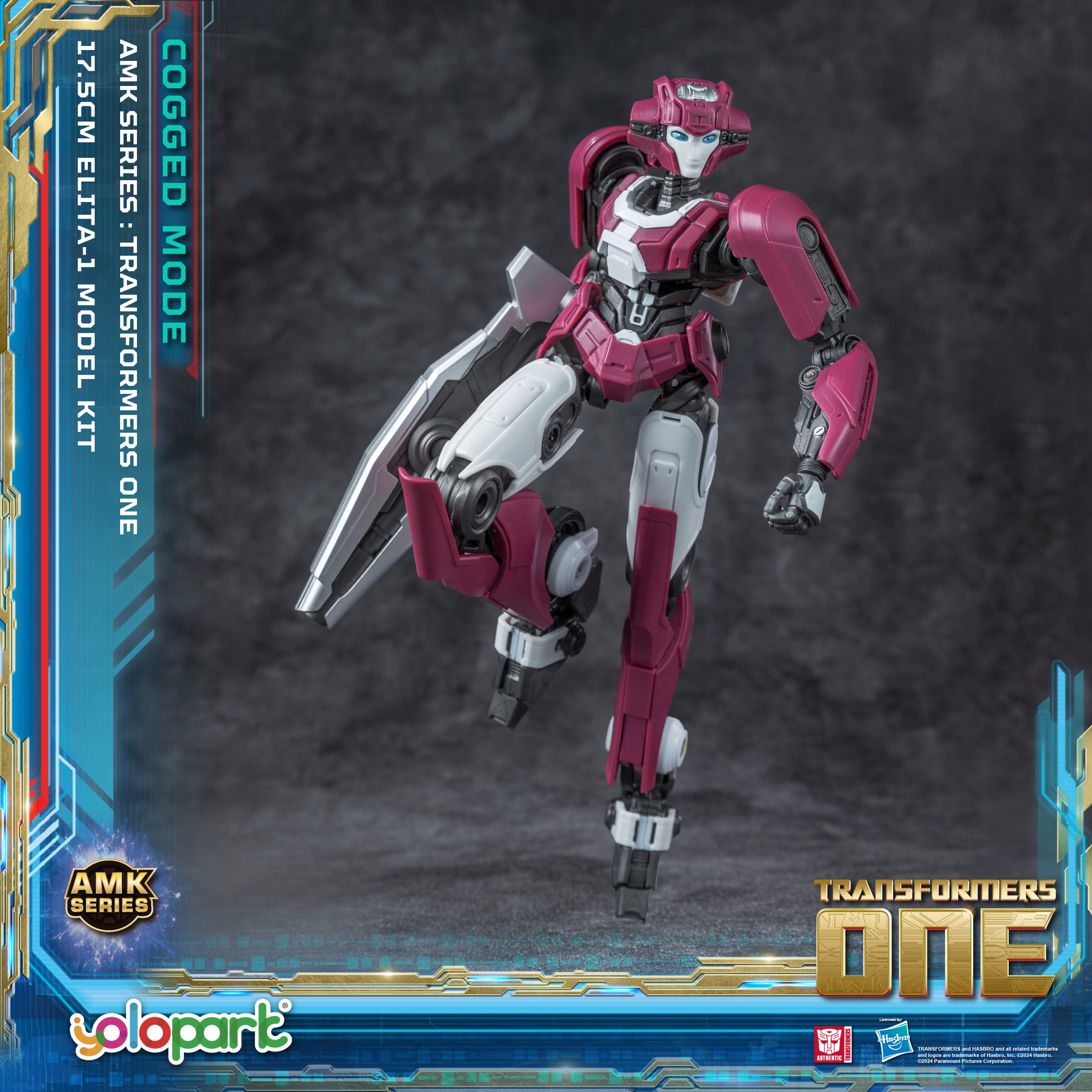 Transformers ONE - 17.5cm Elita-1 Cogged Mode Model Kit - AMK Series - Yolopark