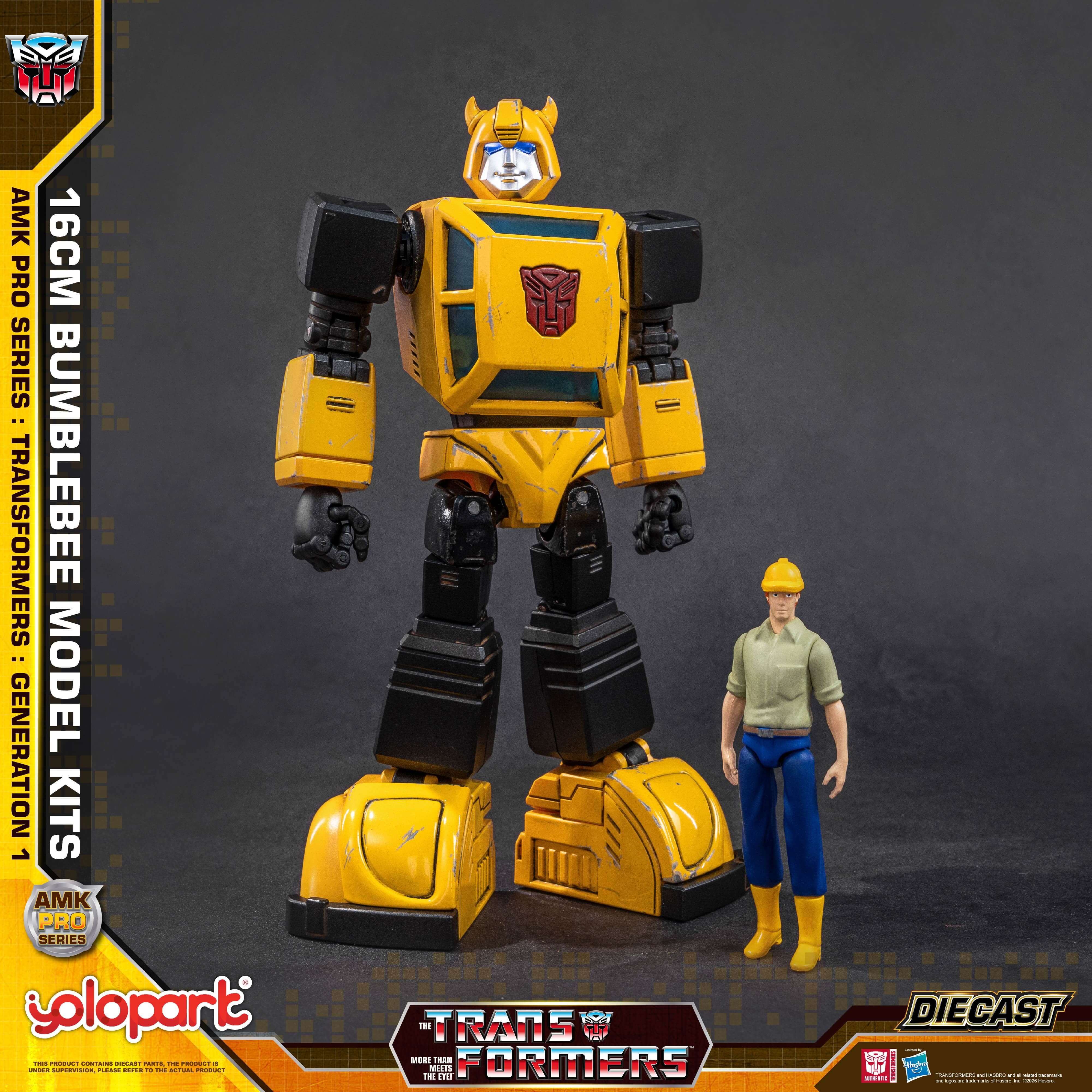 Yolopark AMK PRO 『トランスフォーマー G1』 バンブルビー Transformers: Generation 1 - 16cm Bumblebee Model Kit - AMK PRO Series