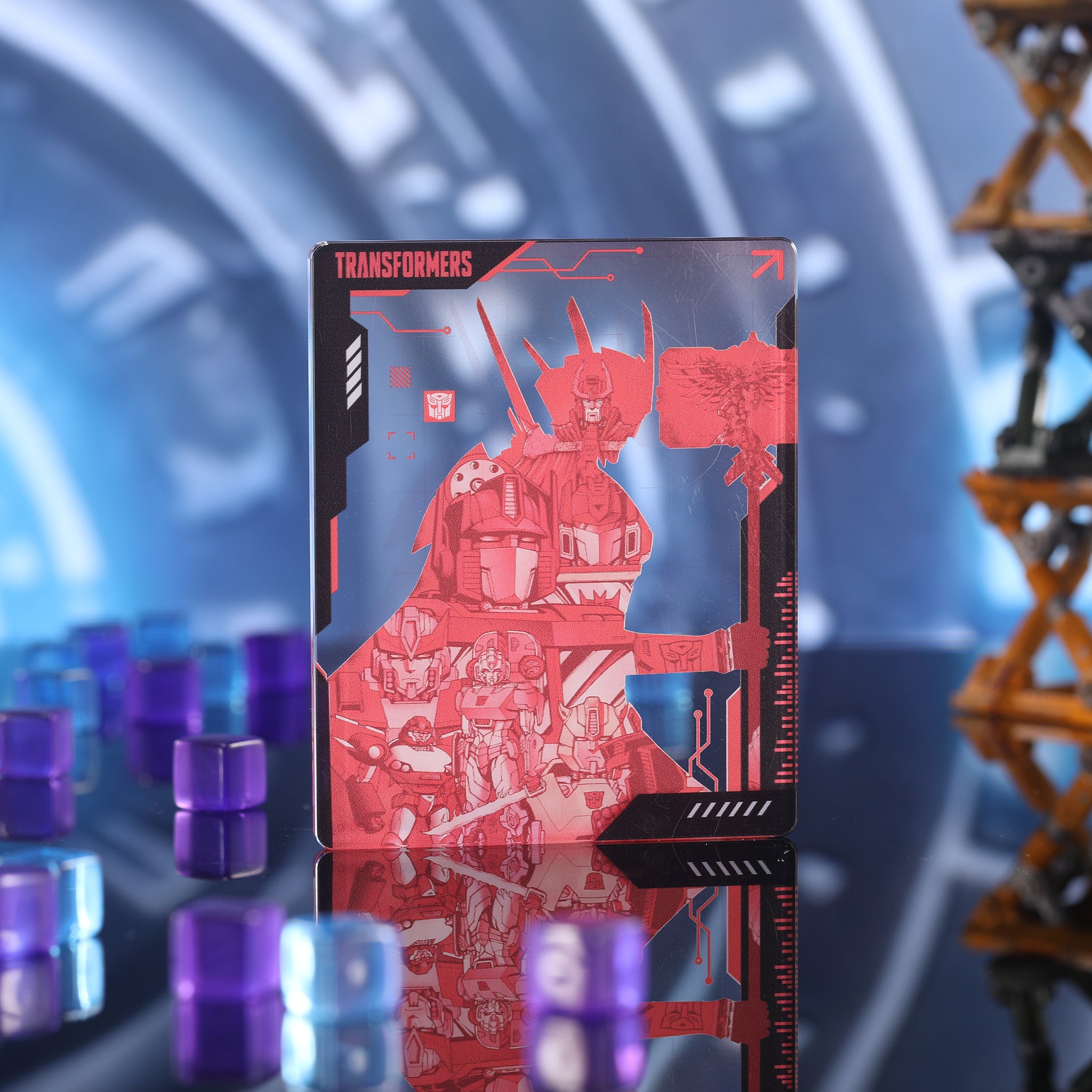 Transformers Character Acrylic Transparent Card