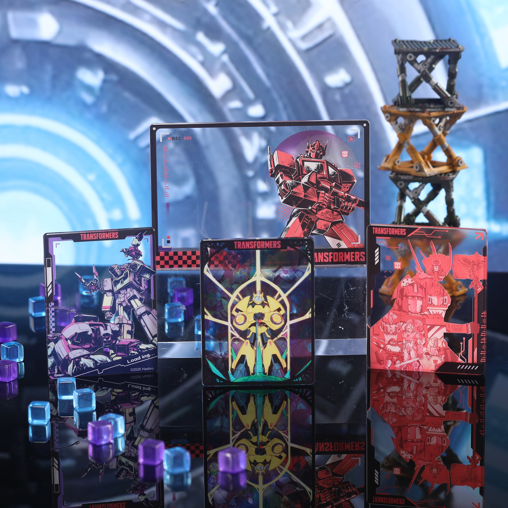 Transformers Character Acrylic Transparent Card