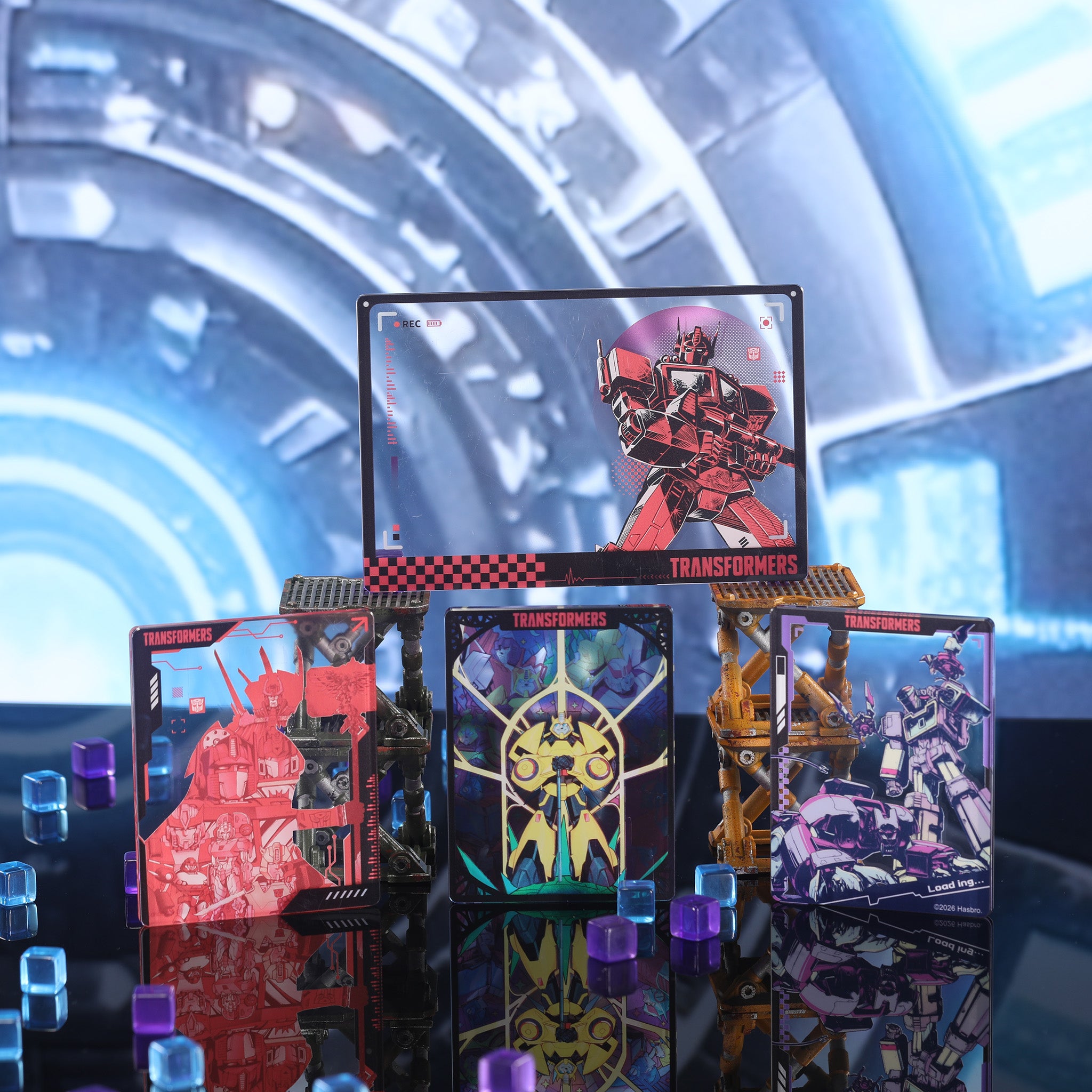 Transformers Character Acrylic Transparent Card