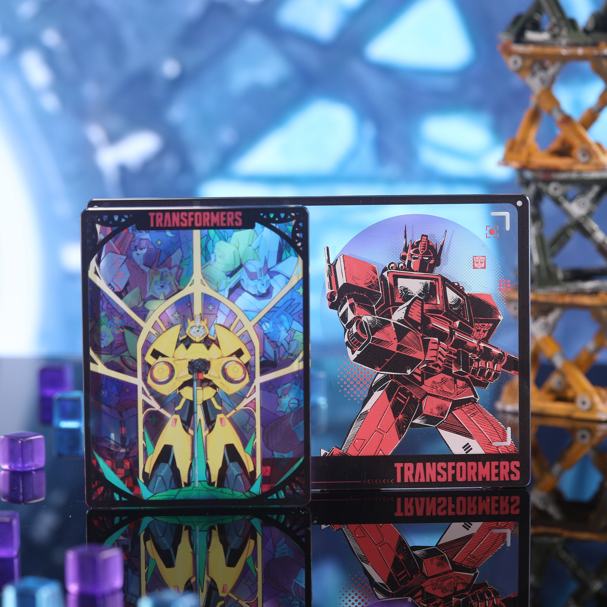 Transformers Character Acrylic Transparent Card