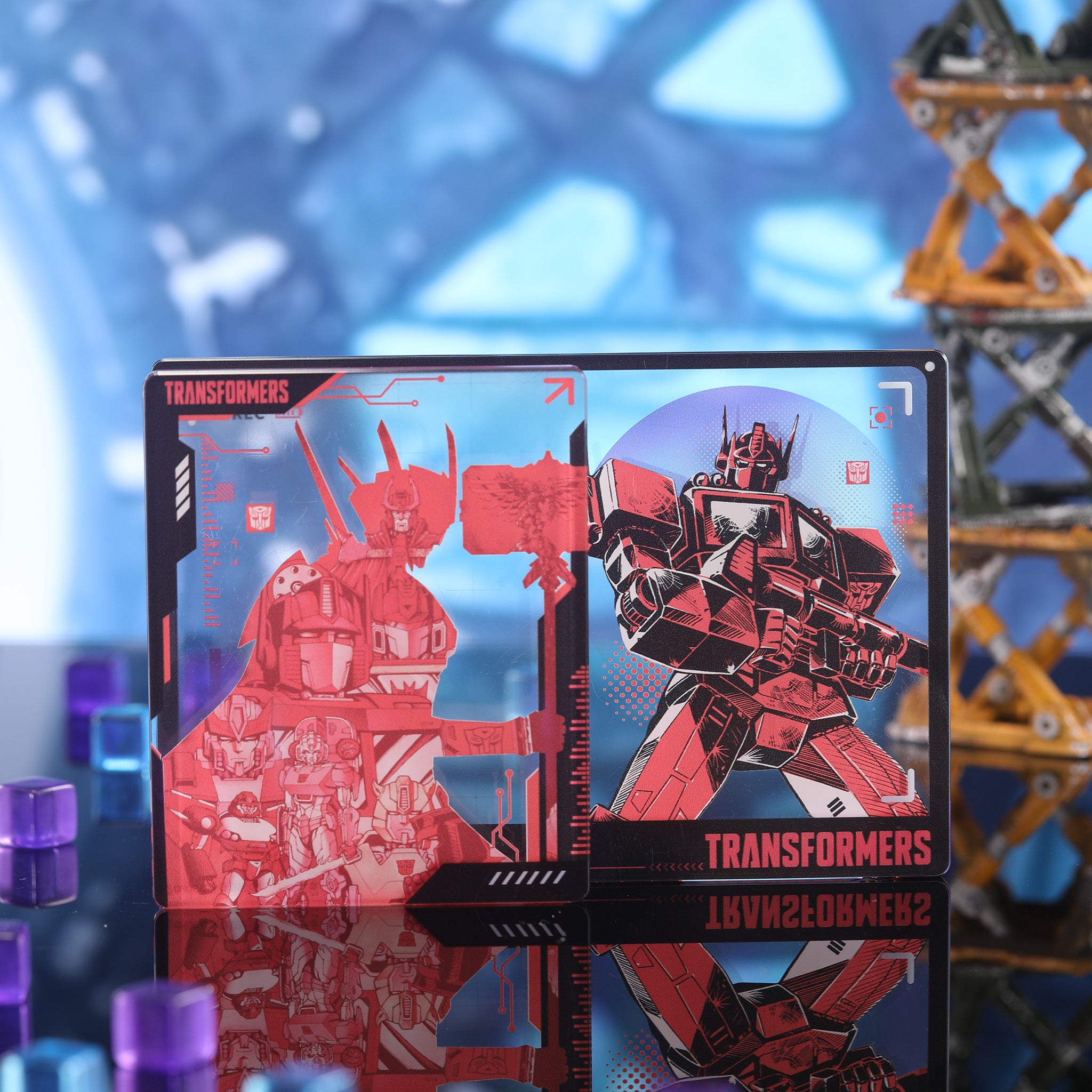 Transformers Character Acrylic Transparent Card