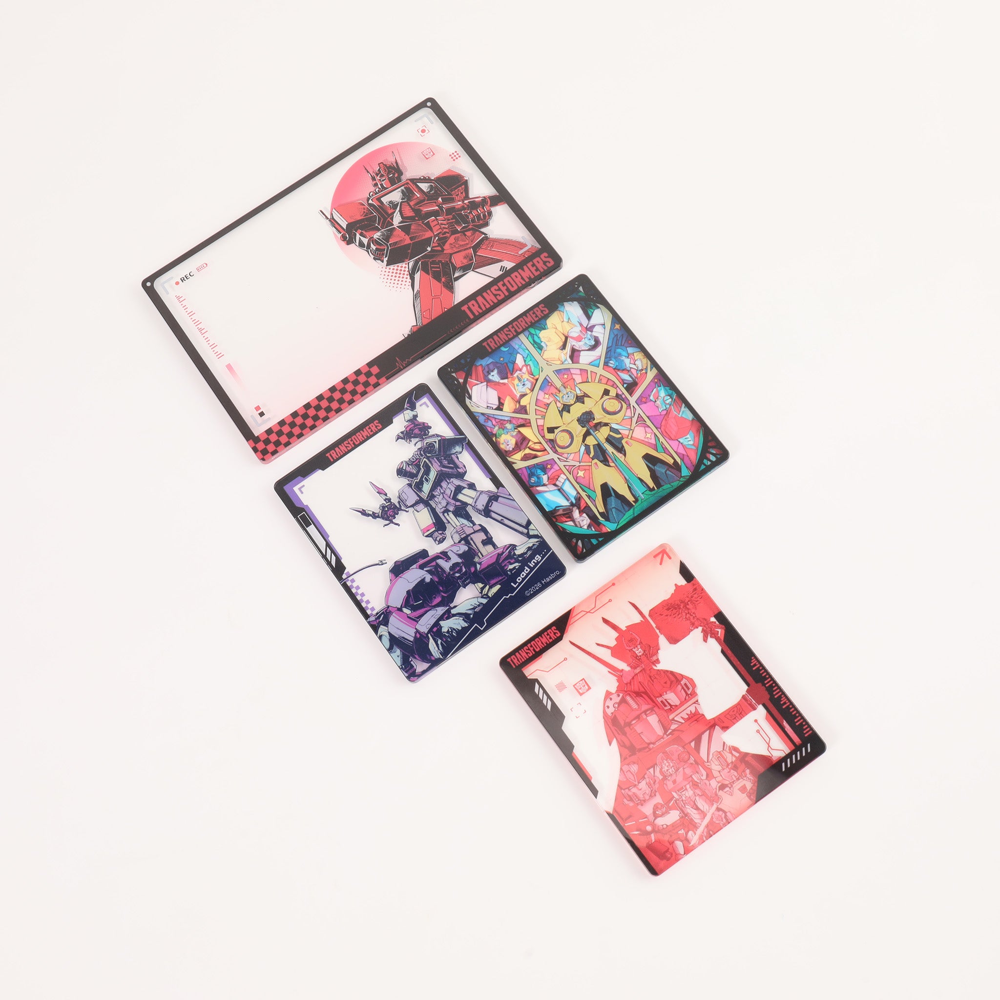 Transformers Character Acrylic Transparent Card