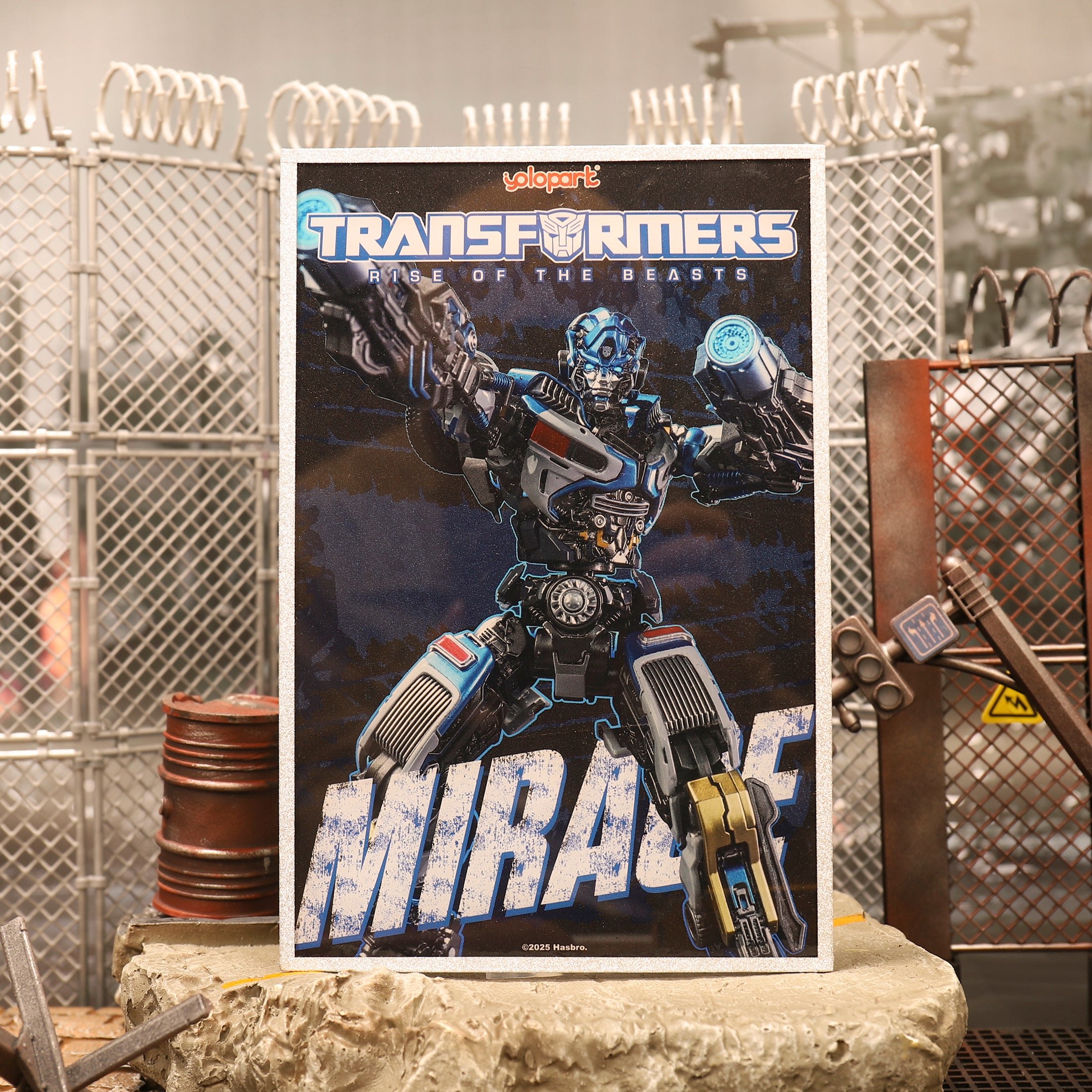 Limited Bonus: Shikishi Board for Transformers: Rise of the Beasts 16cm Mirage Model Kit - AMK PRO Series