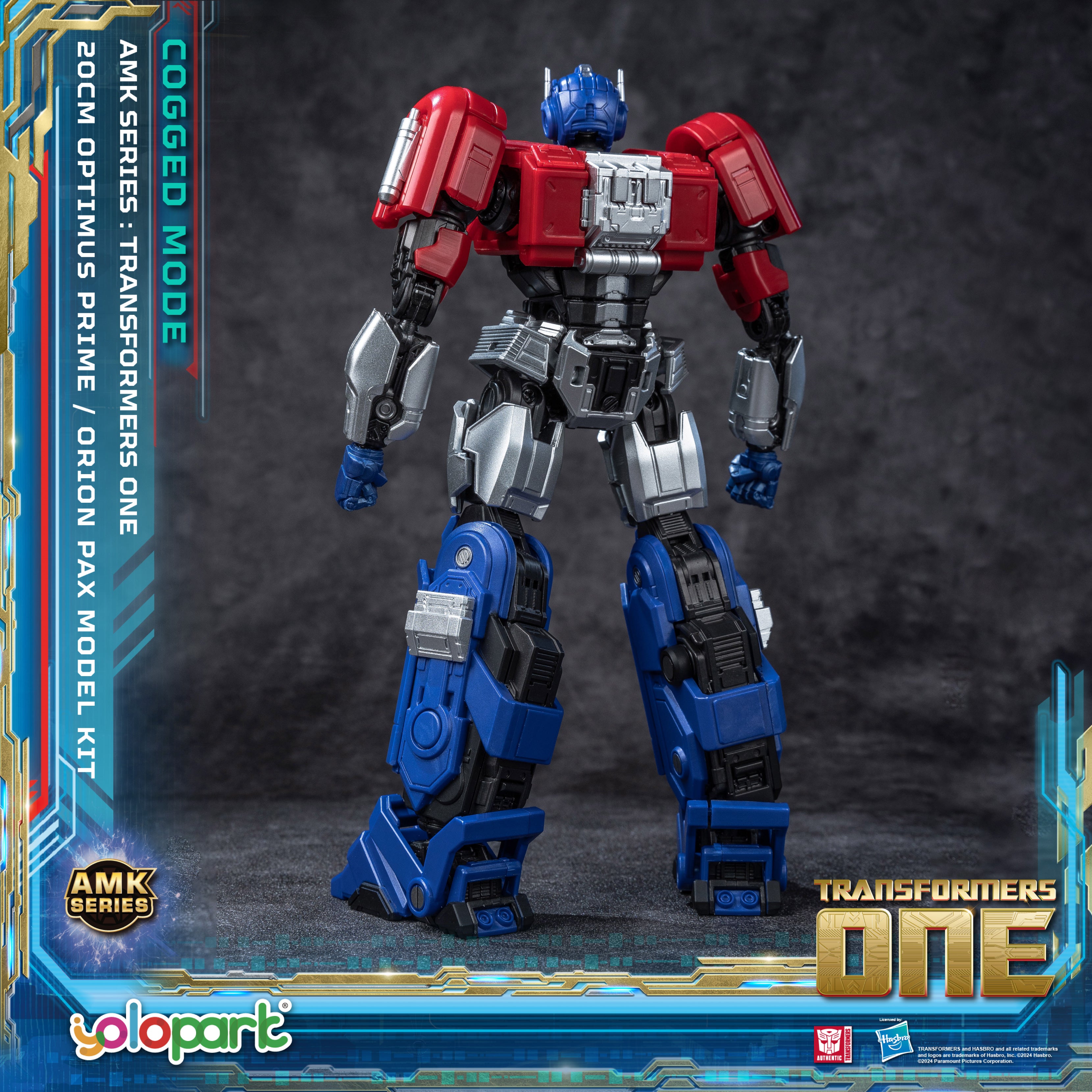 Transformers ONE - 20cm Orion Pax [Optimus Prime] Cogged Mode Model Kit - AMK Series - Yolopark